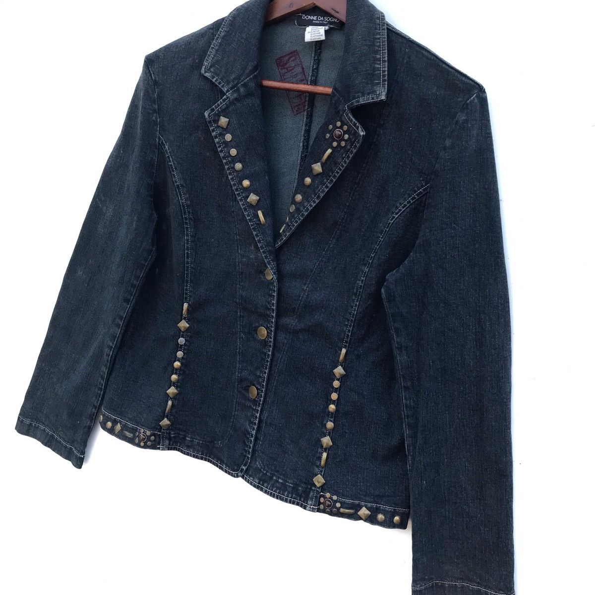 Japanese Brand Vintage Donna Da Sogno Italy Blazer Coat Size S / US 4 / IT 40 - 3 Thumbnail