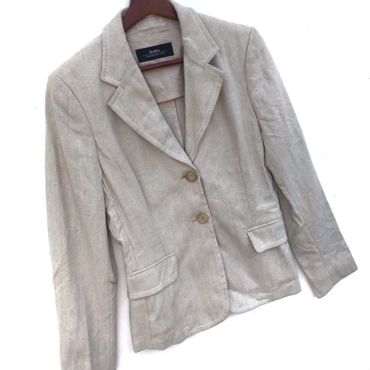 Max Mara Vintage Max Mara Blazer Coat Size M / US 6-8 / IT 42-44 - 2 Thumbnail
