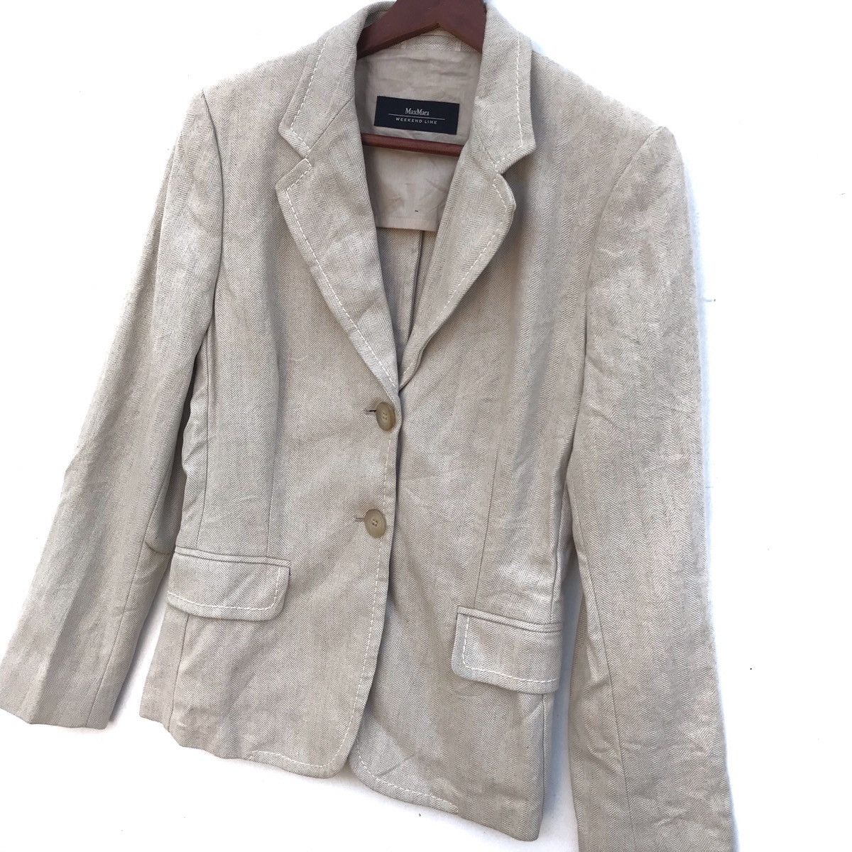 Max Mara Vintage Max Mara Blazer Coat Size M / US 6-8 / IT 42-44 - 3 Thumbnail