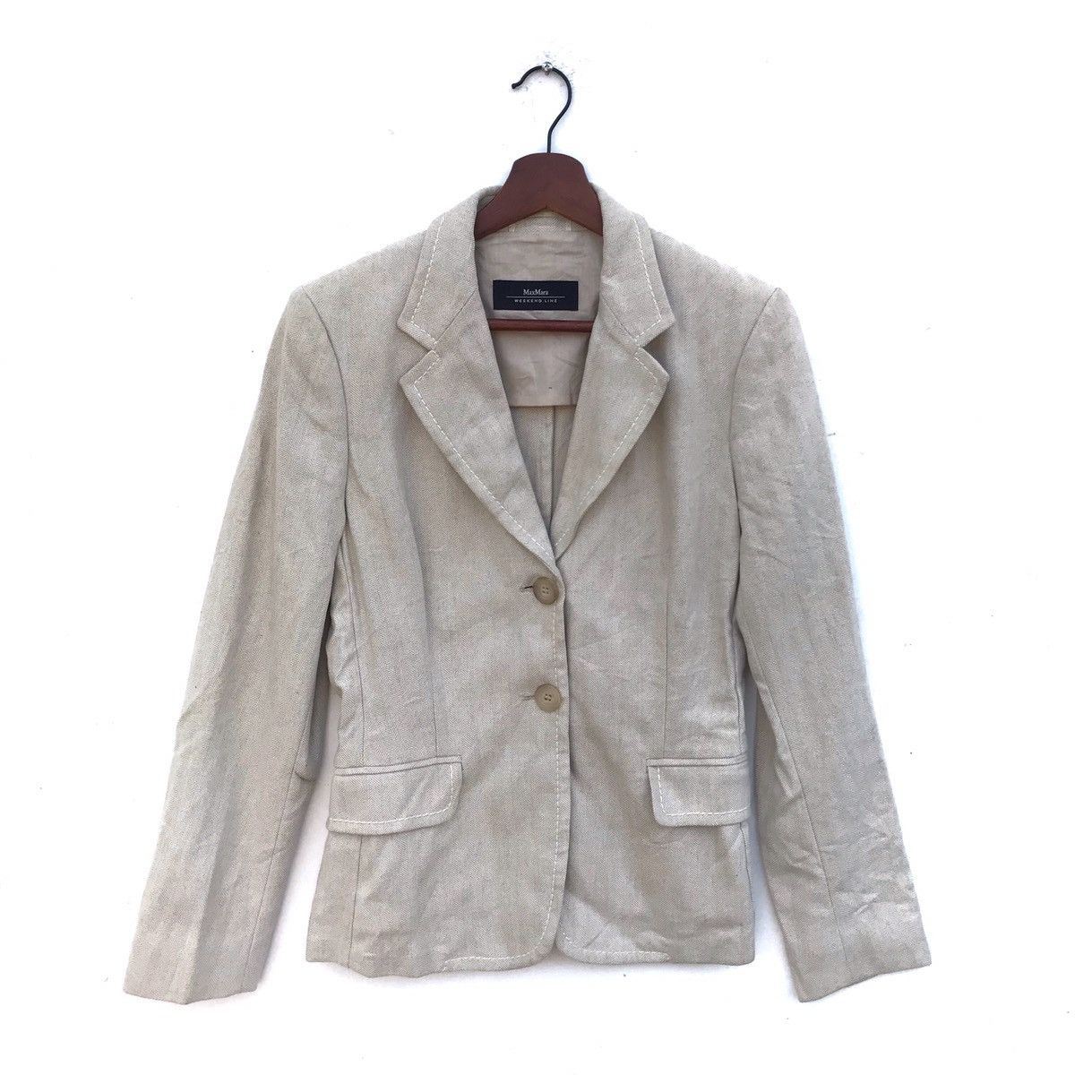 Max Mara Vintage Max Mara Blazer Coat Size M / US 6-8 / IT 42-44 - 1 Thumbnail