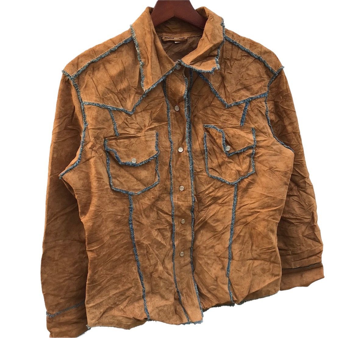 Japanese Brand Vintage Pig Leather Jacket Size US M / EU 48-50 / 2 - 2 Thumbnail