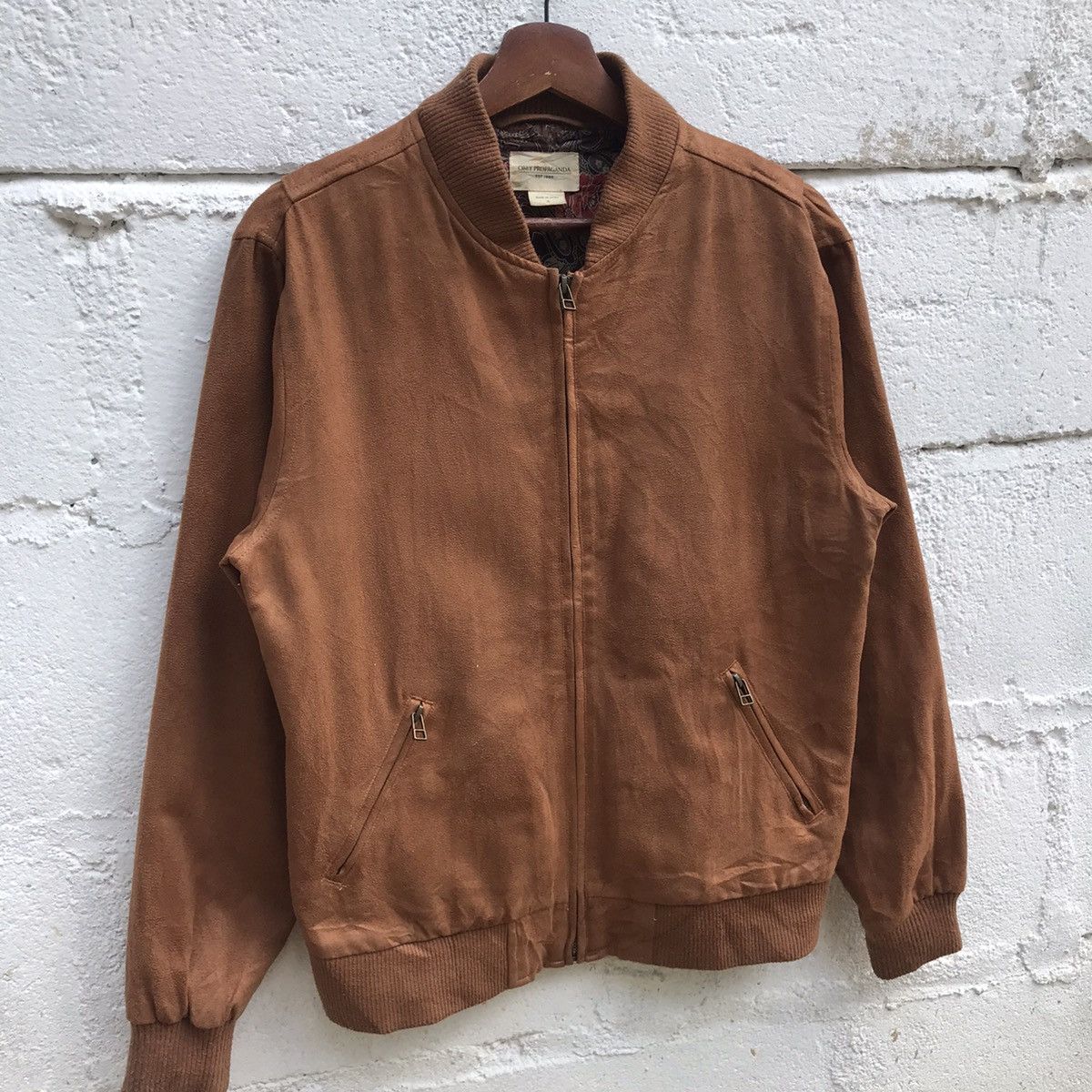 Obey Vintage Obey Propaganda Leather Jacket Size US S / EU 44-46 / 1 - 2 Thumbnail
