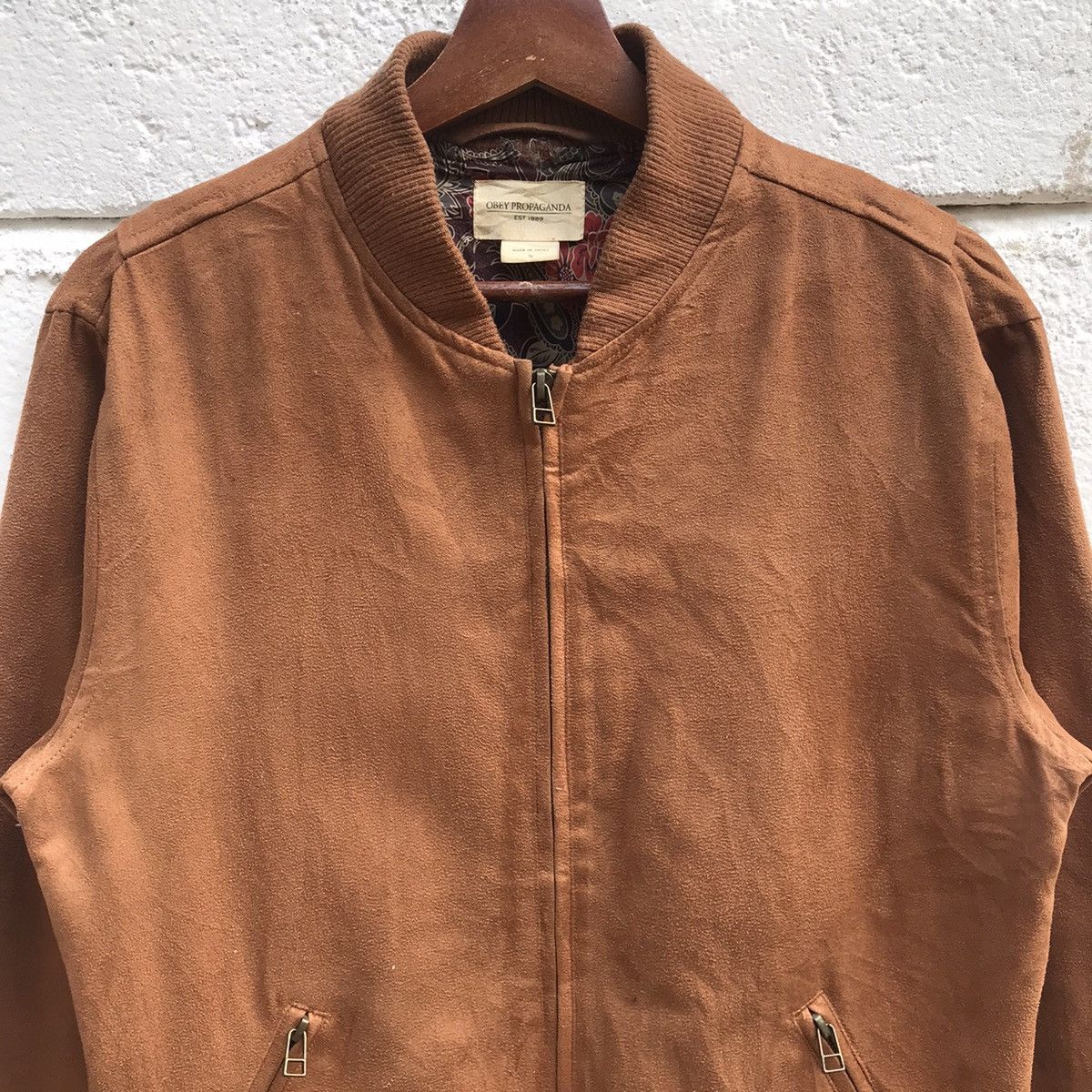 Obey Vintage Obey Propaganda Leather Jacket Size US S / EU 44-46 / 1 - 4 Thumbnail