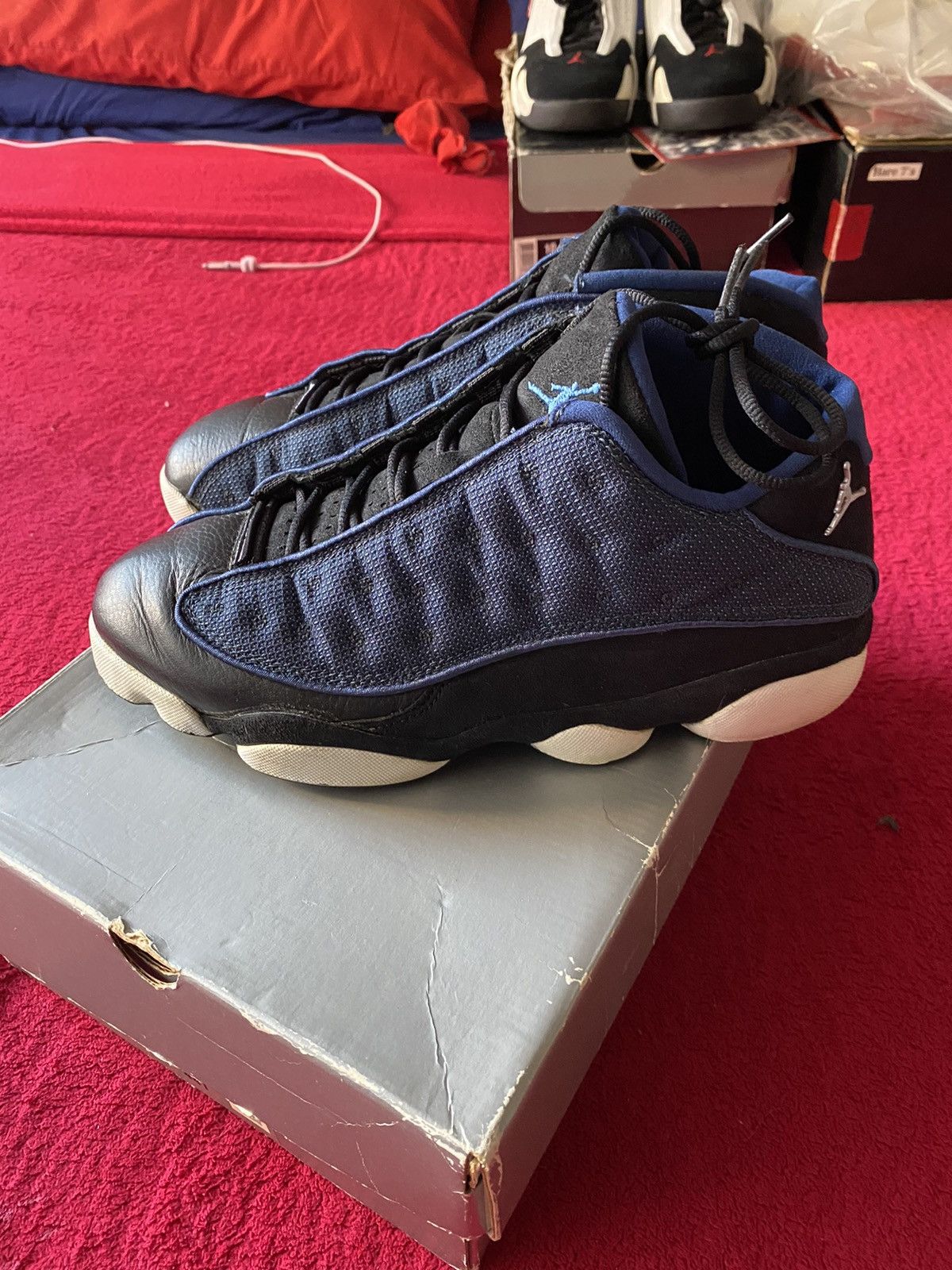 Jordan Brand × Nike Air Jordan 13 Low OG 1998 Navy 1998 Brave Blue Size US 9.5 / EU 42-43 - 3 Thumbnail