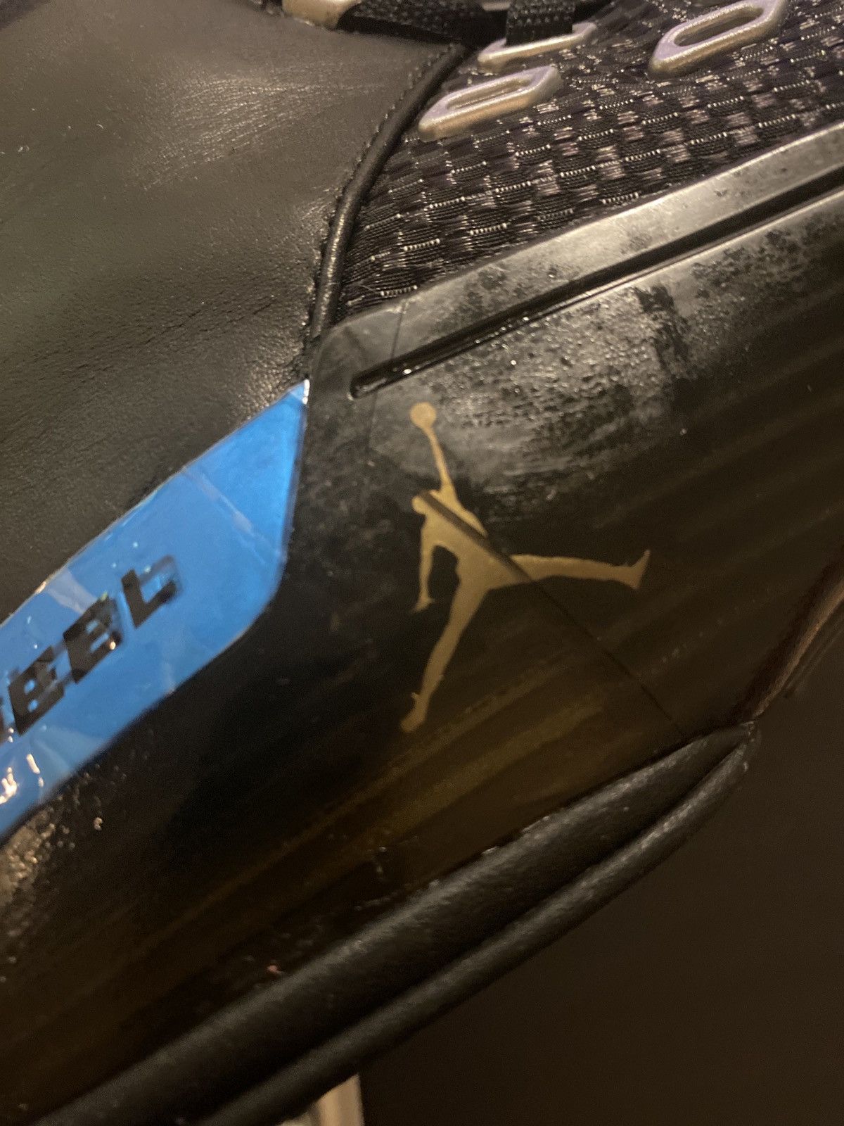 Jordan Brand × Nike Air Jordan 17 Black Metallic Silver 2002 Size US 11 / EU 44 - 13 Thumbnail