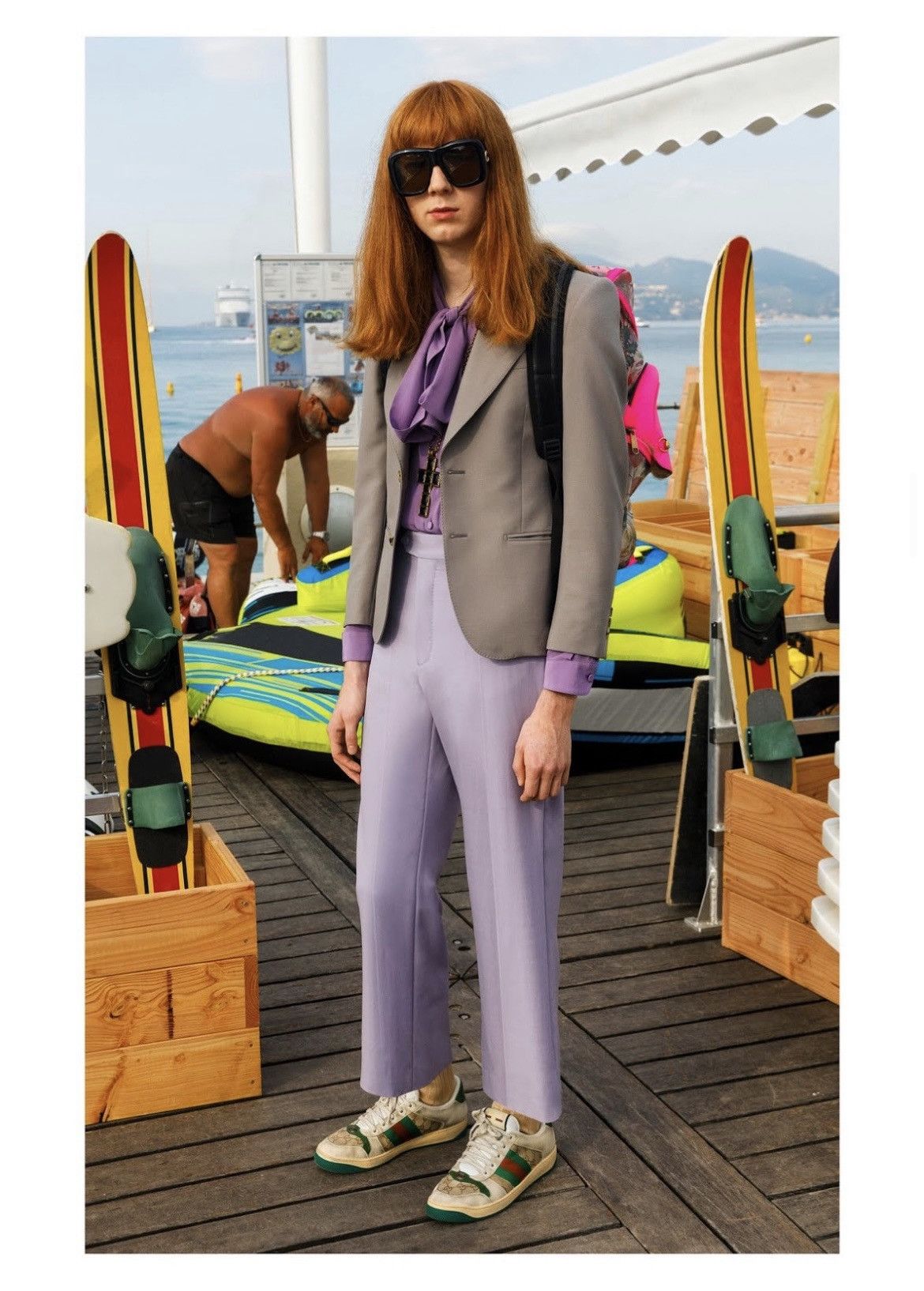 Gucci Super Runway Harry Styles Gucci Wool Pant Size US 34 / EU 50 - 1 Thumbnail