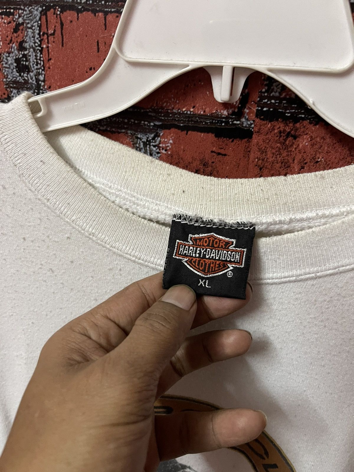 Harley Davidson × Vintage Vintage Harley Davidson 3D Emblem sweatshirt Size US XL / EU 56 / 4 - 3 Thumbnail