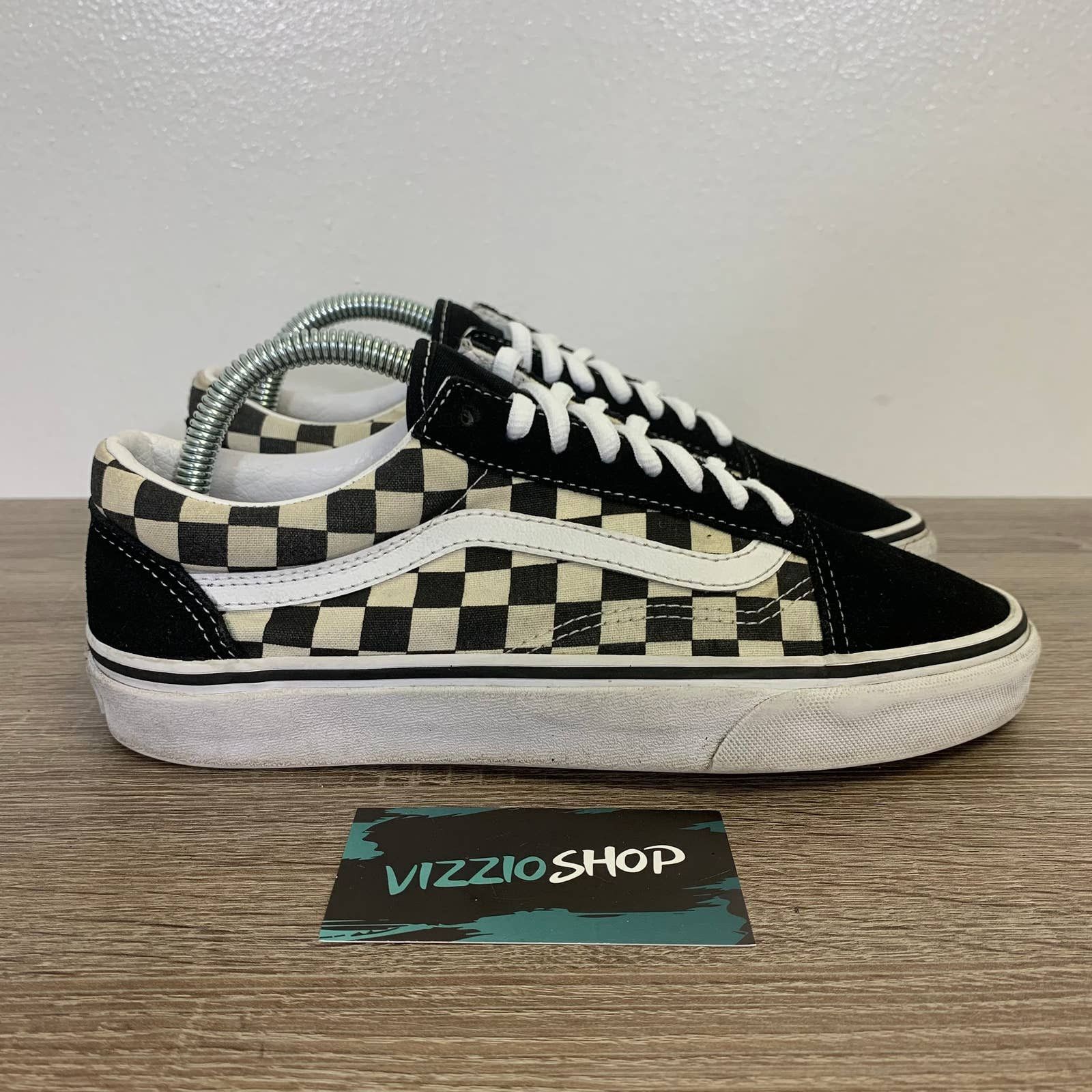 Vans Vans Old Skool Low Checkered Skate Women's 8.5 507452 | Grailed