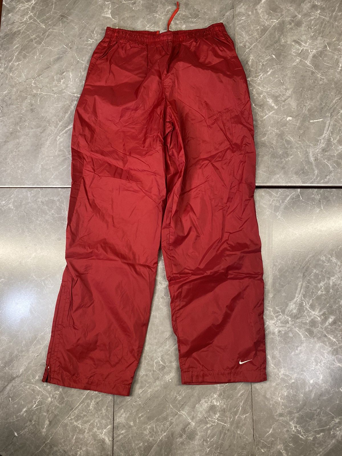 Nike × Vintage Vintage Nike Ankle Swoosh Windbreaker Pants Size US 33 - 2 Thumbnail