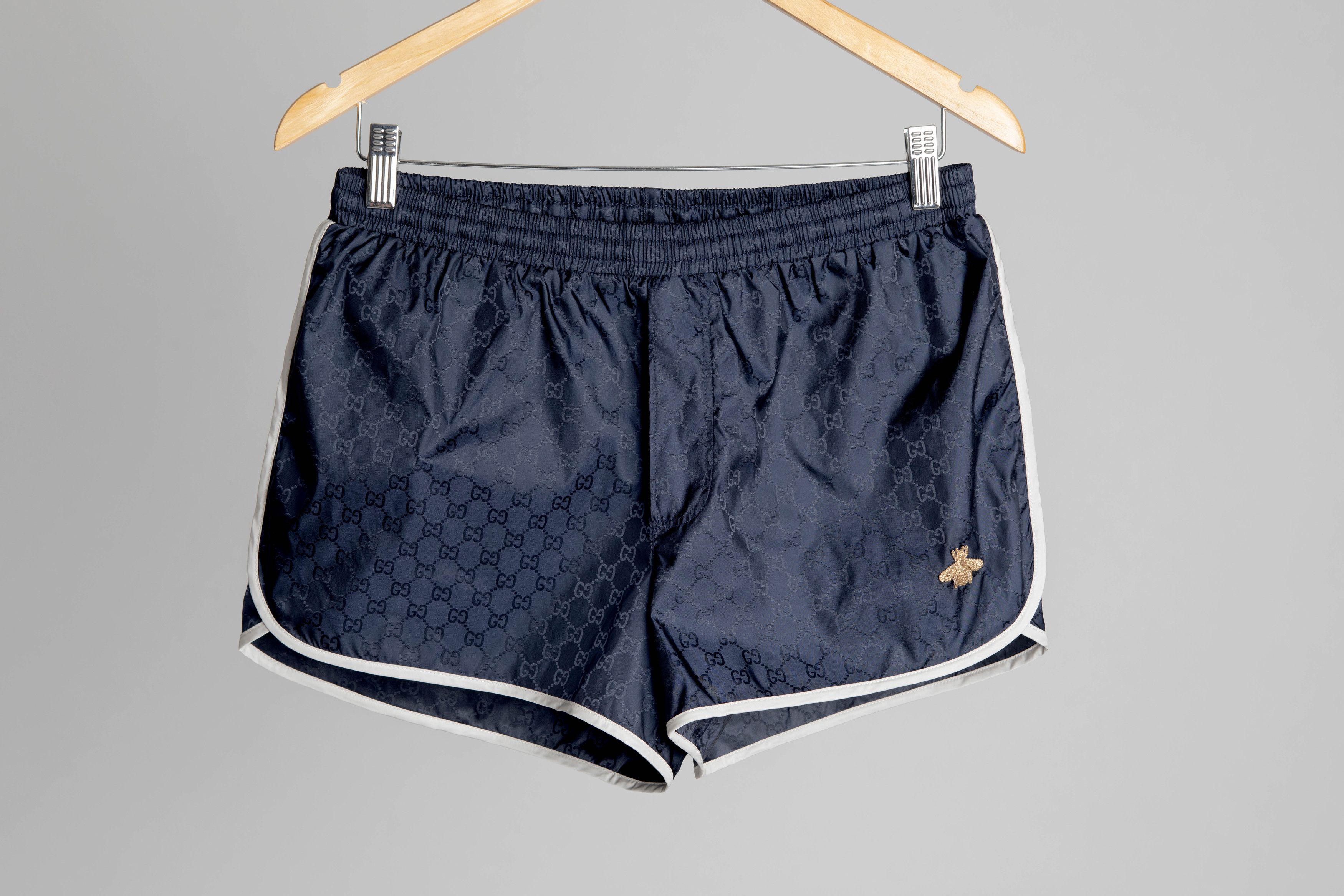 Gucci GG nylon swim short with bee Grailed