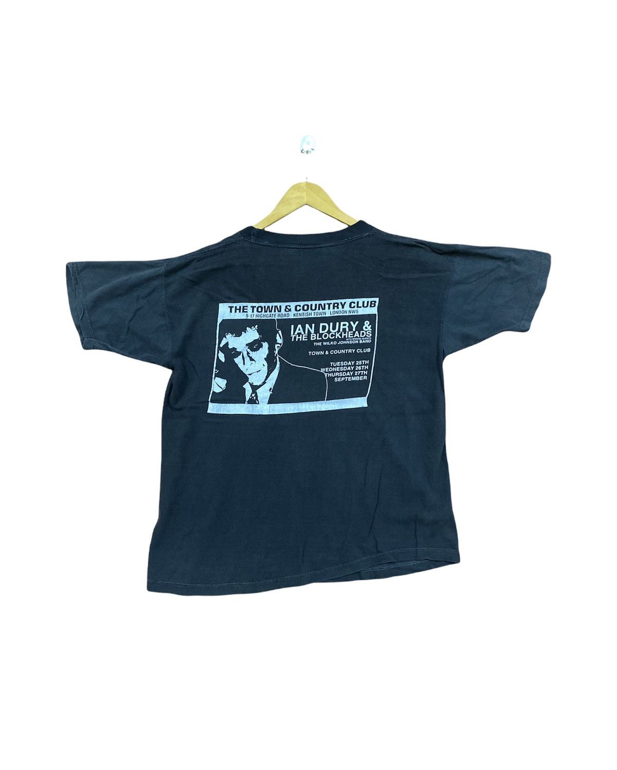 Band Tees vintage 80s IAN DURY AND THE BLOCKHEADS rare rock t-shirts Size US L / EU 52-54 / 3 - 1 Thumbnail