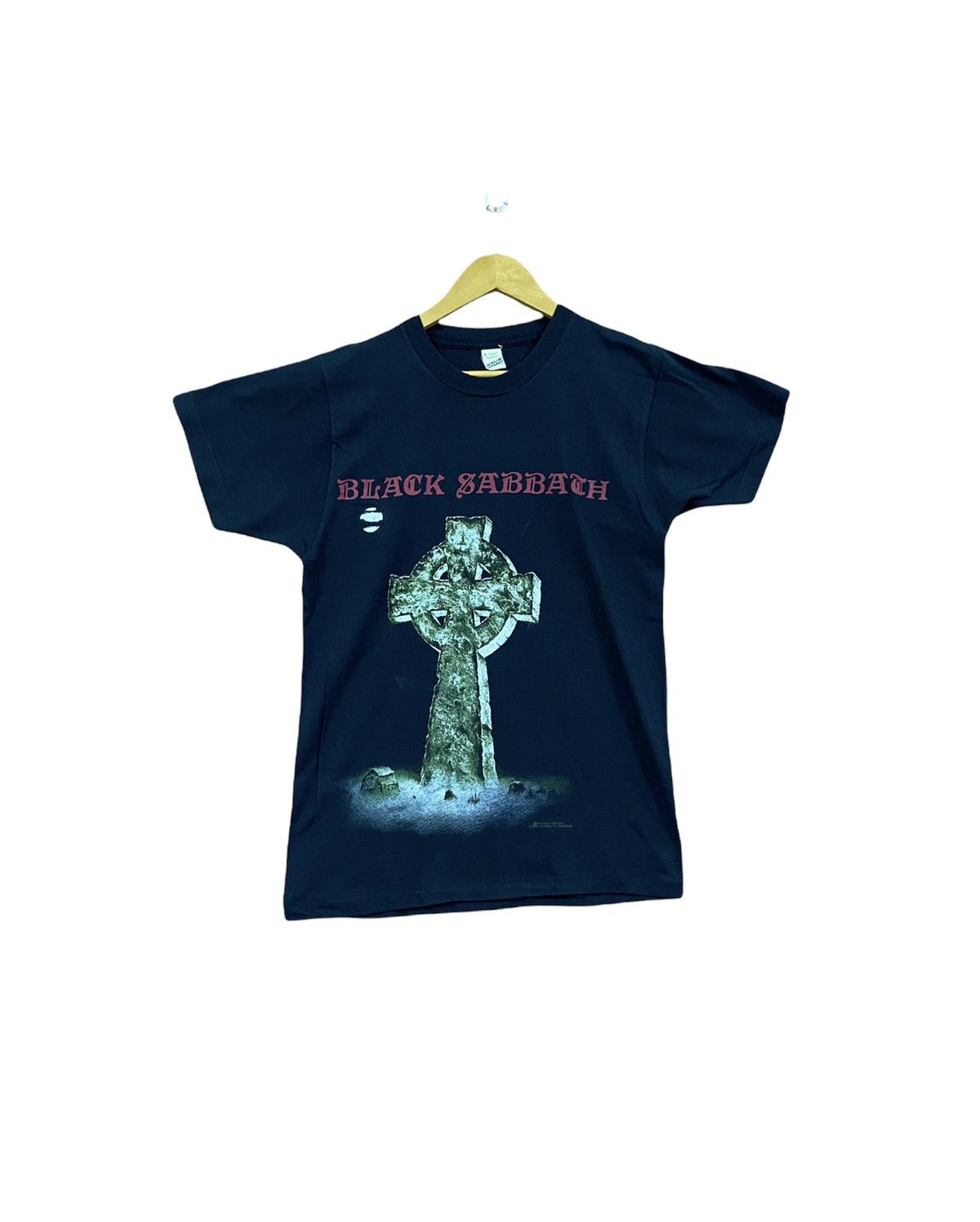 image of Band Tees x Black Sabbath Vintage 1989 Black Sabbath Headless Cross Rock T-Shirts (Size Large)