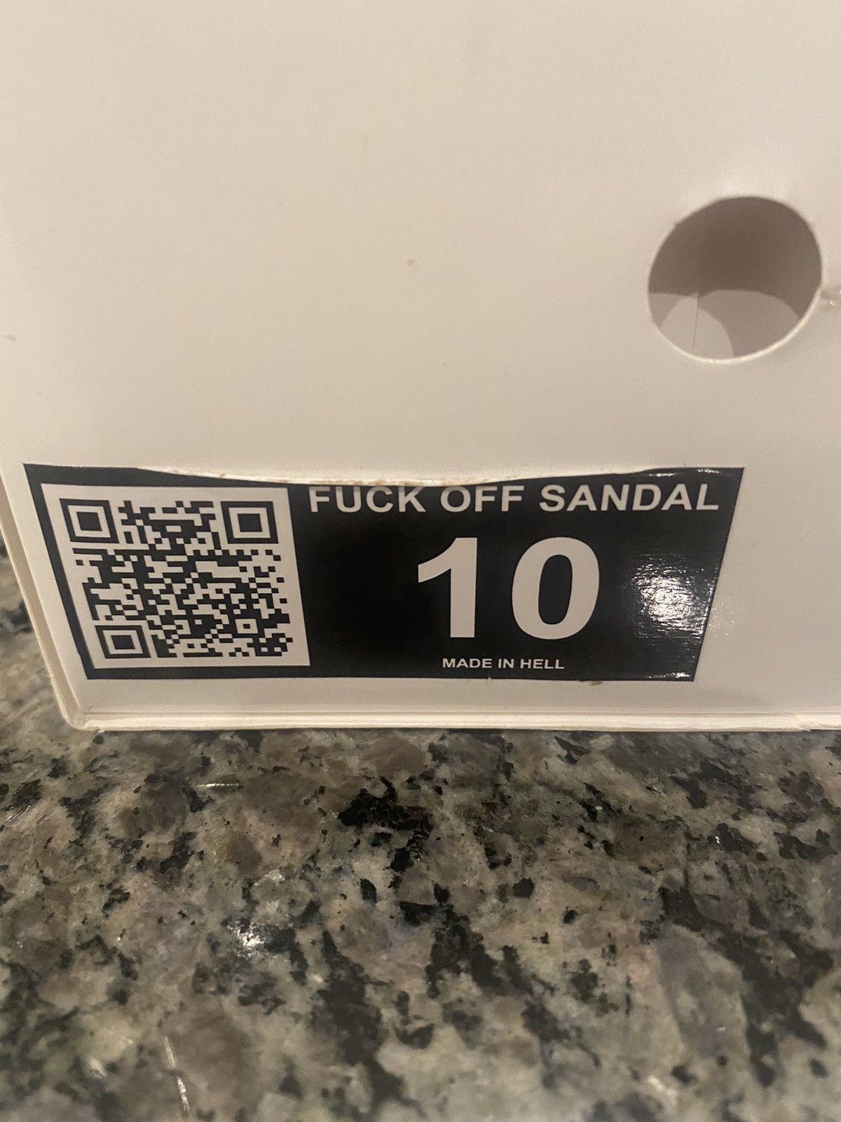 ineverheardofyou ineverheardofyou fuck off sandals **need them gone asap** Size US 10 / EU 43 - 5 Thumbnail