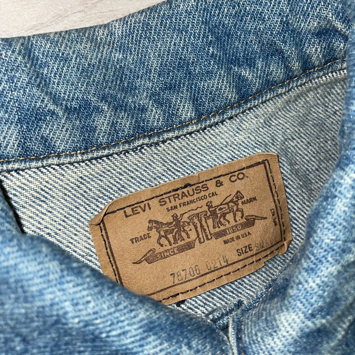 Levi's × Vintage Levis Orange Tab Denim Trucker Jacket Size US S / EU 44-46 / 1 - 3 Thumbnail
