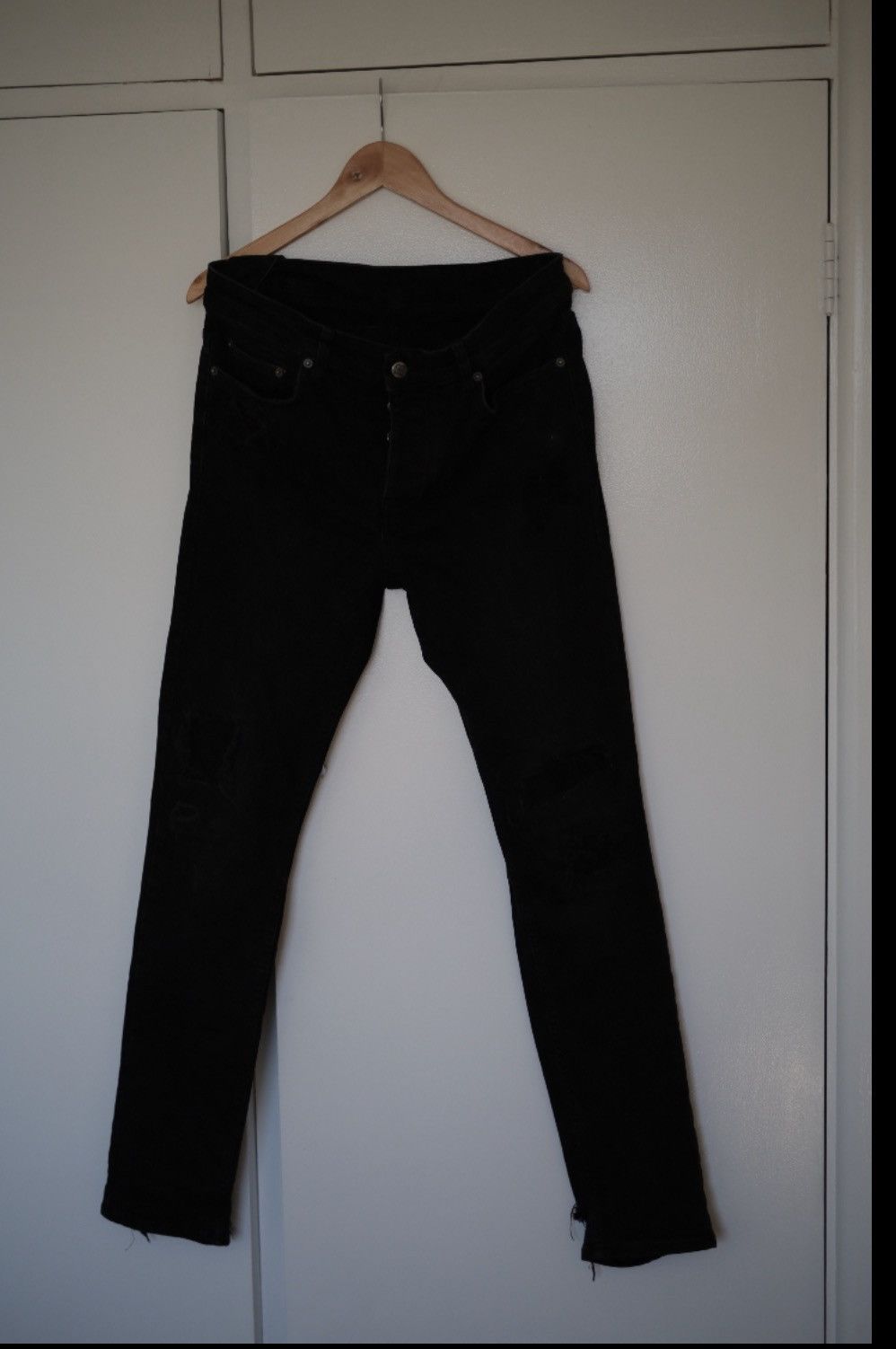 Ksubi Black distressed denim Size US 32 / EU 48 - 2 Thumbnail