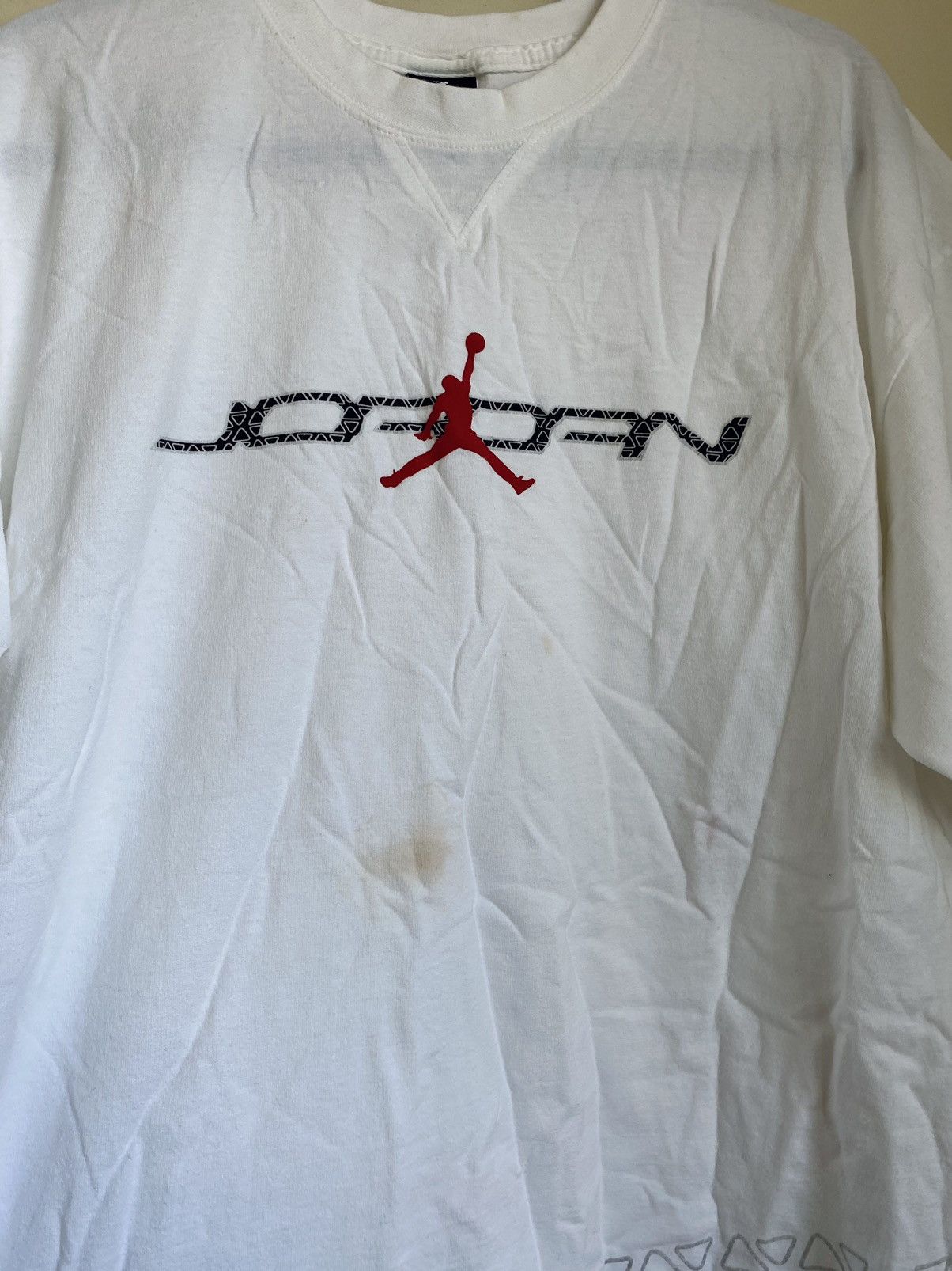Jordan Brand × Vintage Vintage jordan tee Y2K Size US XL / EU 56 / 4 - 4 Thumbnail
