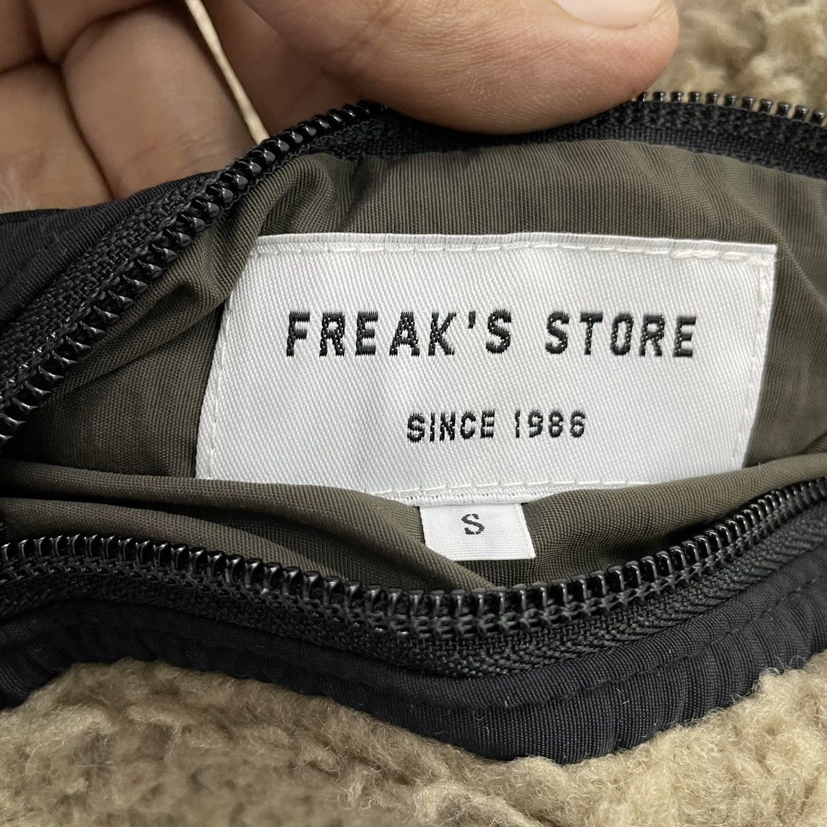Japanese Brand 💥 FREAK STORE JAPAN FLEECE ZIPPER SWEATER JACKET Size US S / EU 44-46 / 1 - 5 Thumbnail