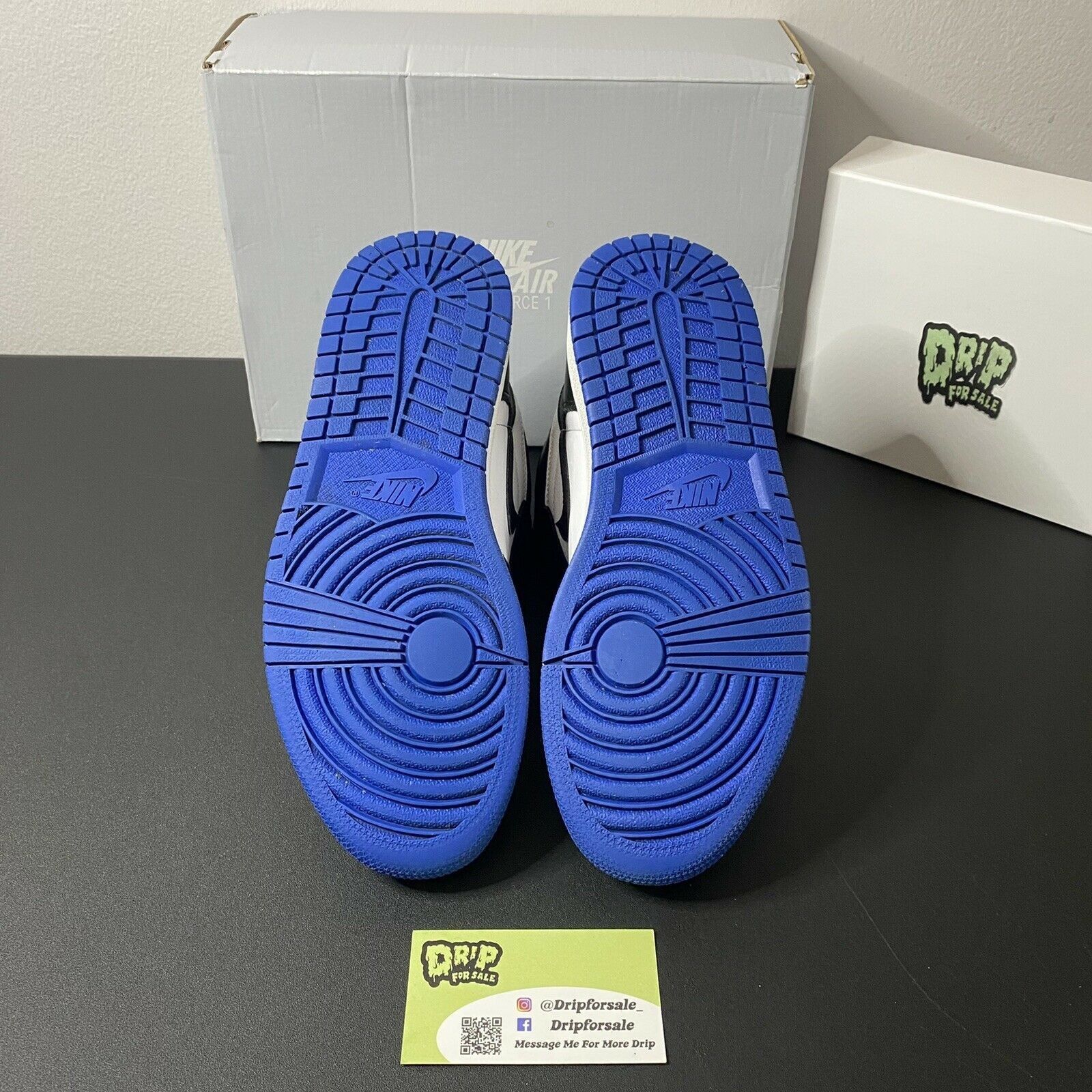 Jordan Brand Air Jordan 1 Retro High OG "ROYAL TOE" 2020 Size US 7.5 / EU 40-41 - 8 Thumbnail