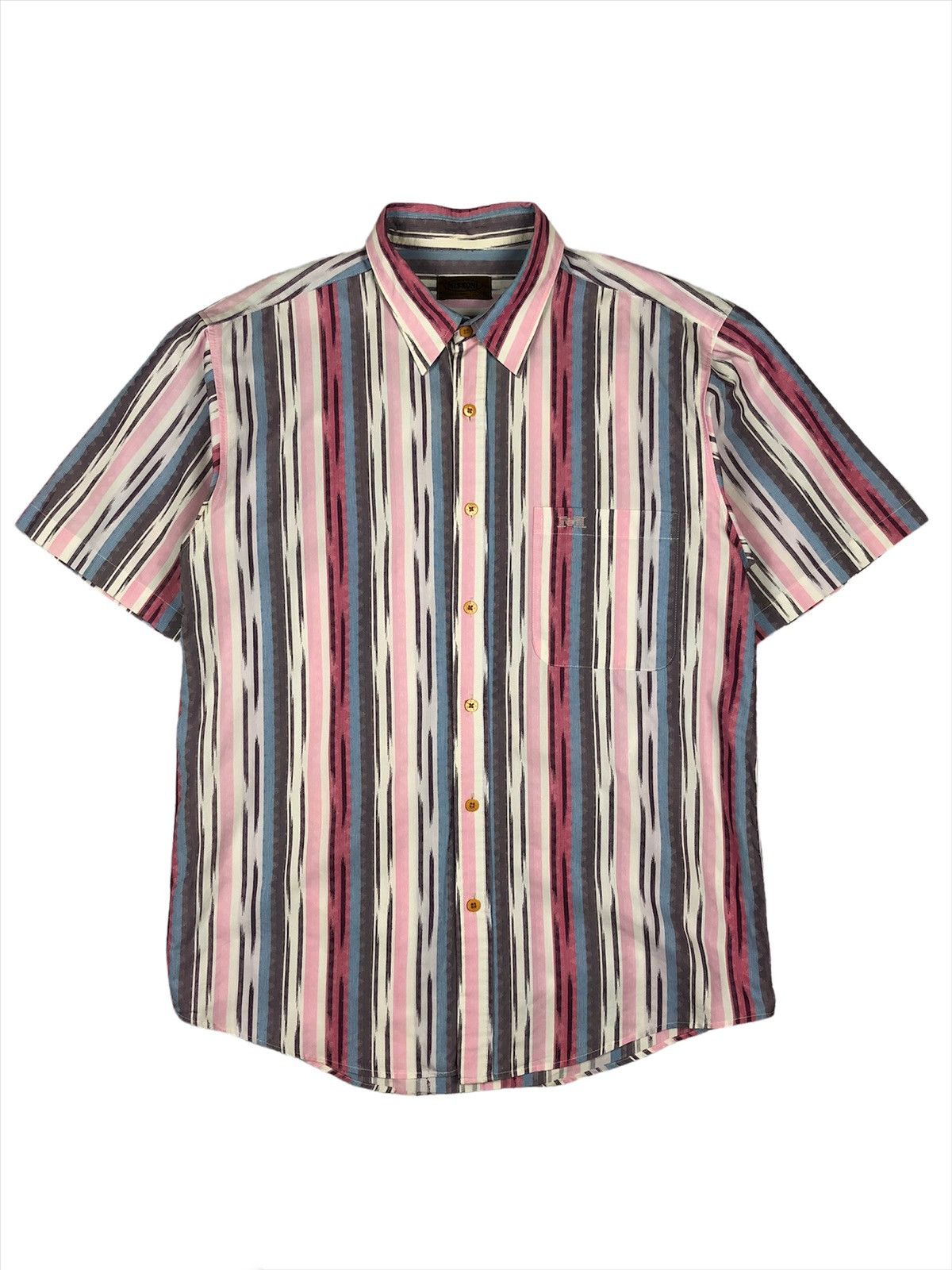 Missoni Vintage Missoni 🇮🇹 Button Up Shirt Size US L / EU 52-54 / 3 - 1 Thumbnail