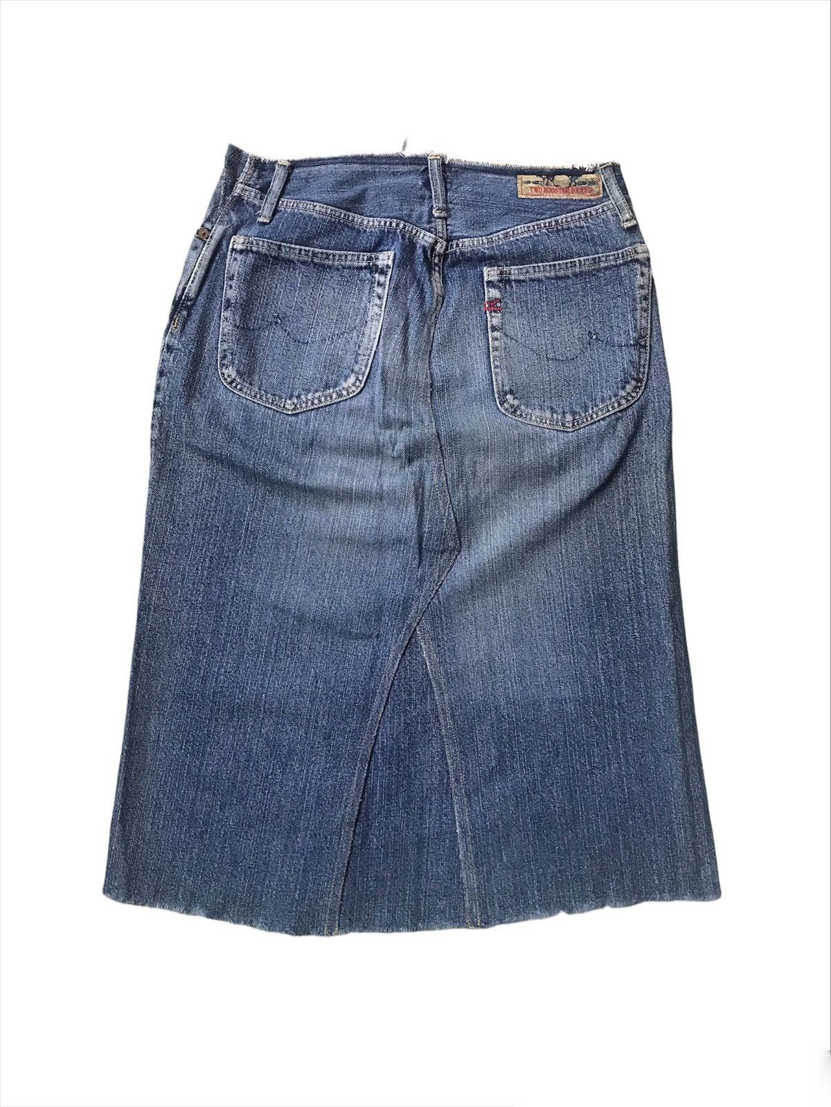 45rpm 💥Vintage 45rpm Japan Denim Skirt Size 28" / US 6 / IT 42 - 4 Thumbnail