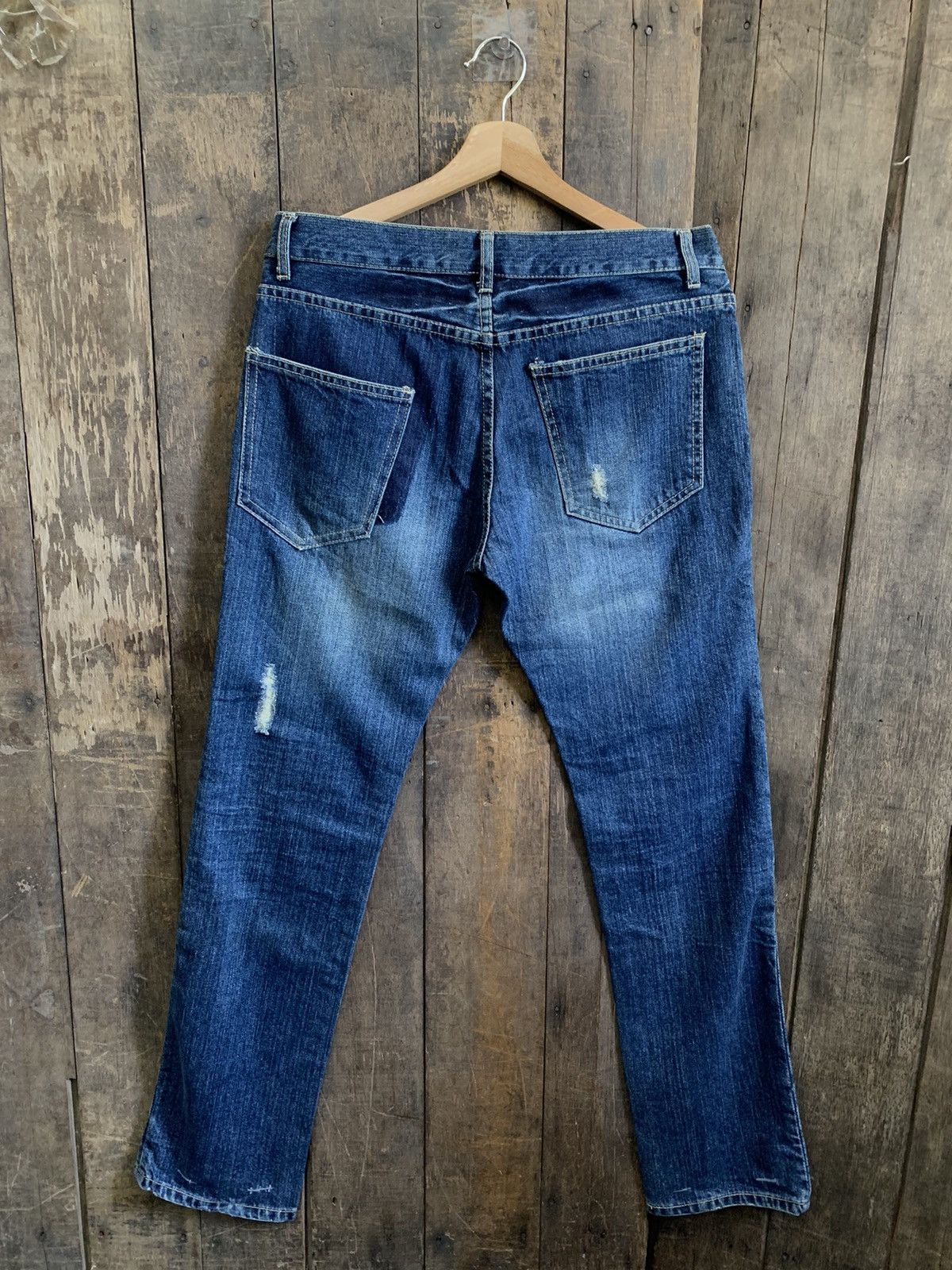 Japanese Brand Vintage Distressed Denim Jeans Size US 34 / EU 50 - 8 Thumbnail