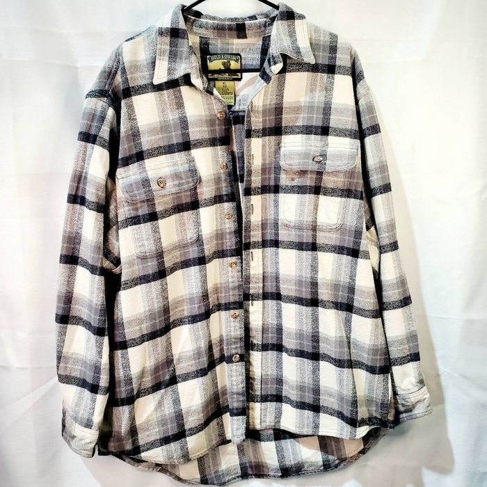 Field And Stream Field & Stream Black and White Flannel Shirt 100