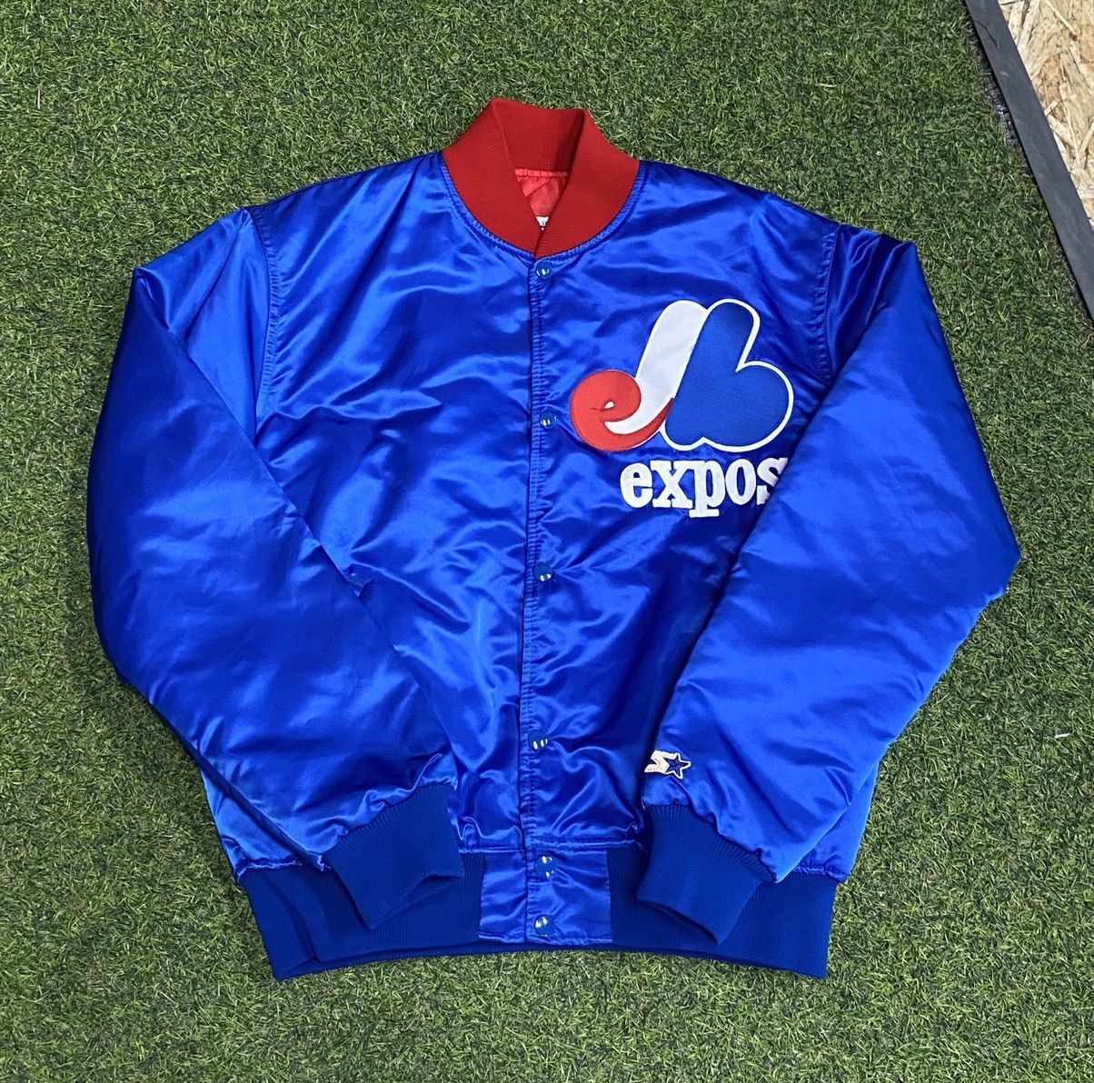 Vintage RARE Vintage 90s Starter Montreal Expos Satin Jacket Grailed