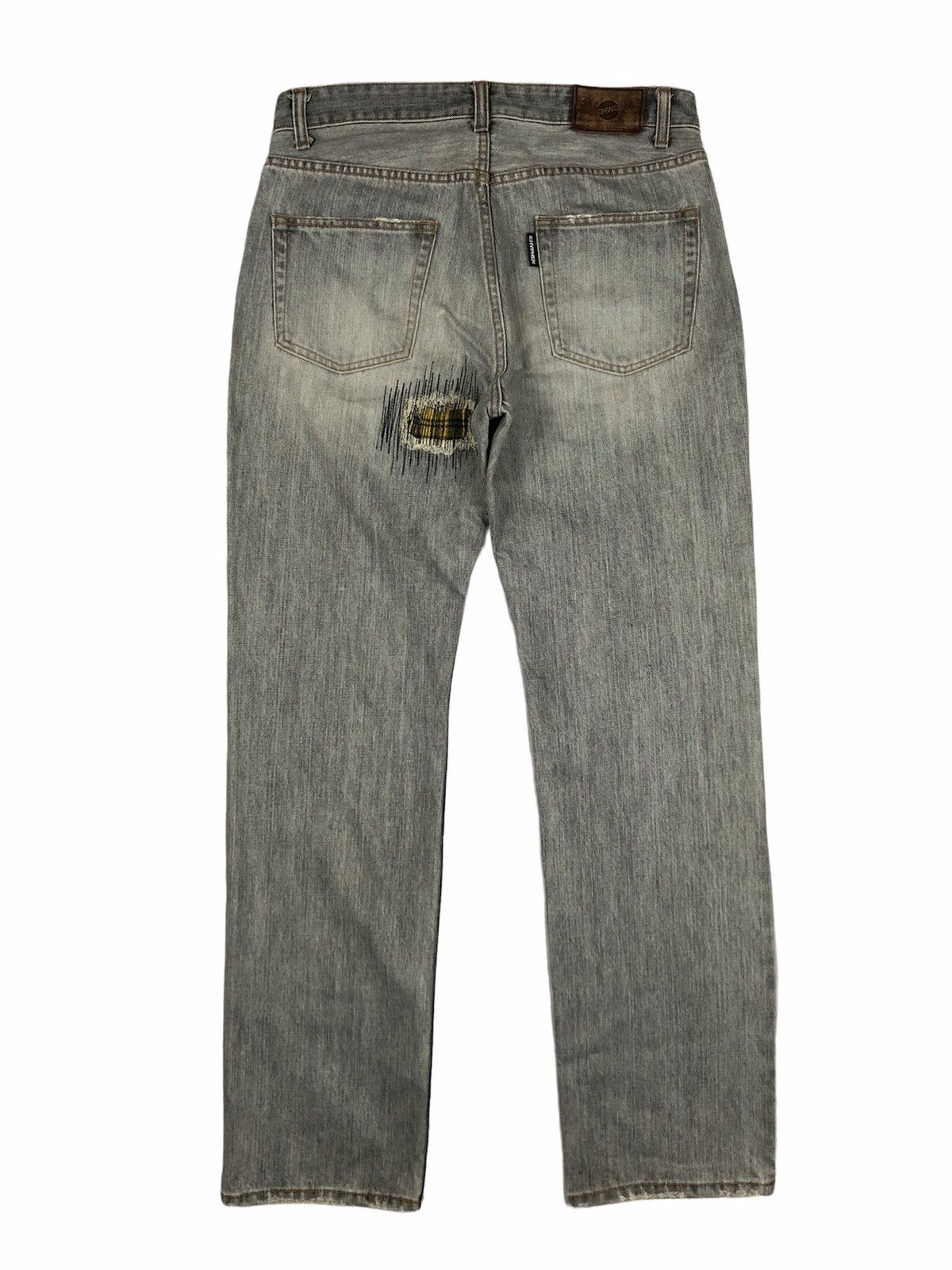 Japanese Brand E Hyphen World Gallery 🇯🇵 Distressed Denim Size US 31 - 2 Thumbnail