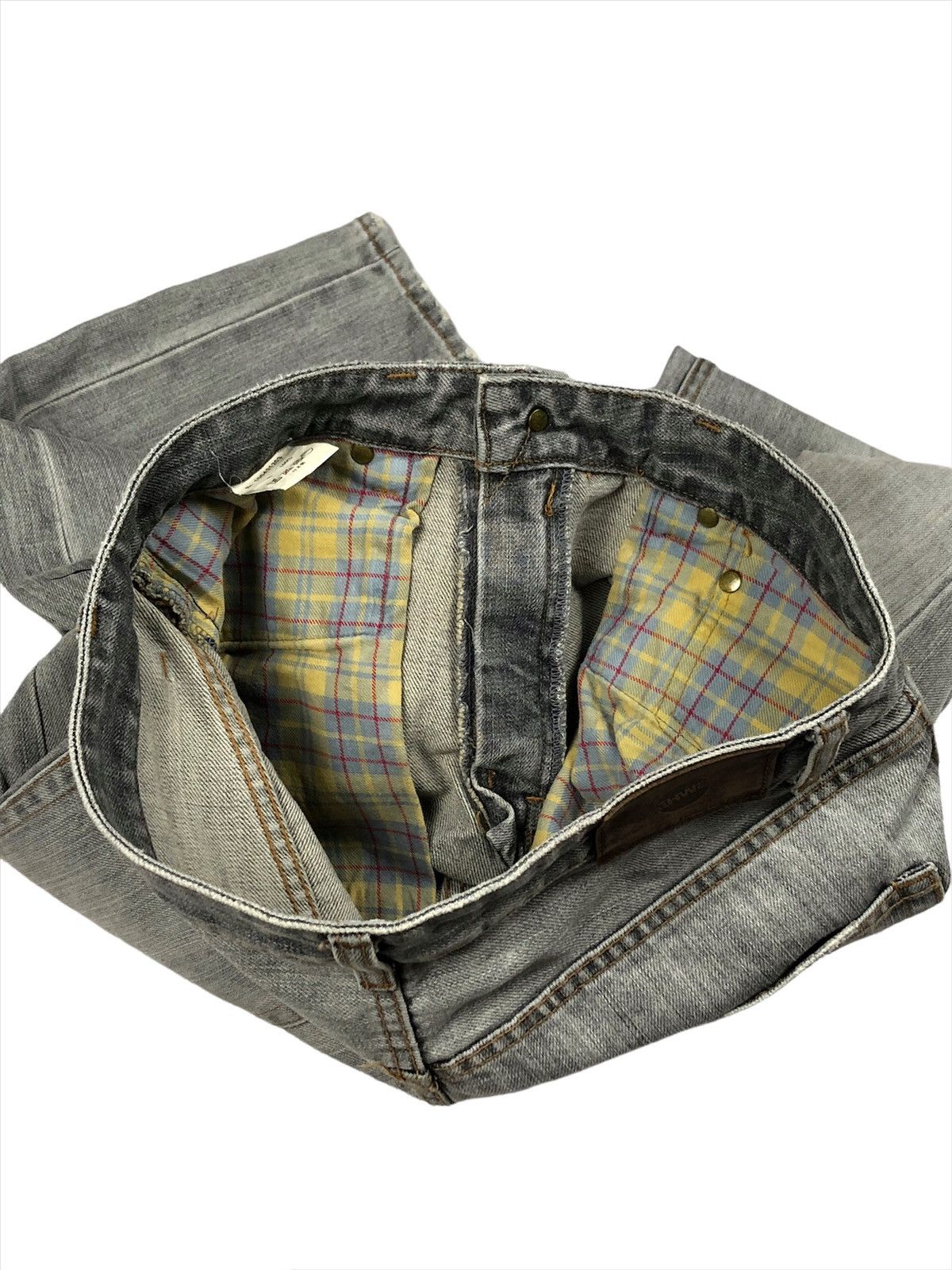 Japanese Brand E Hyphen World Gallery 🇯🇵 Distressed Denim Size US 31 - 7 Thumbnail
