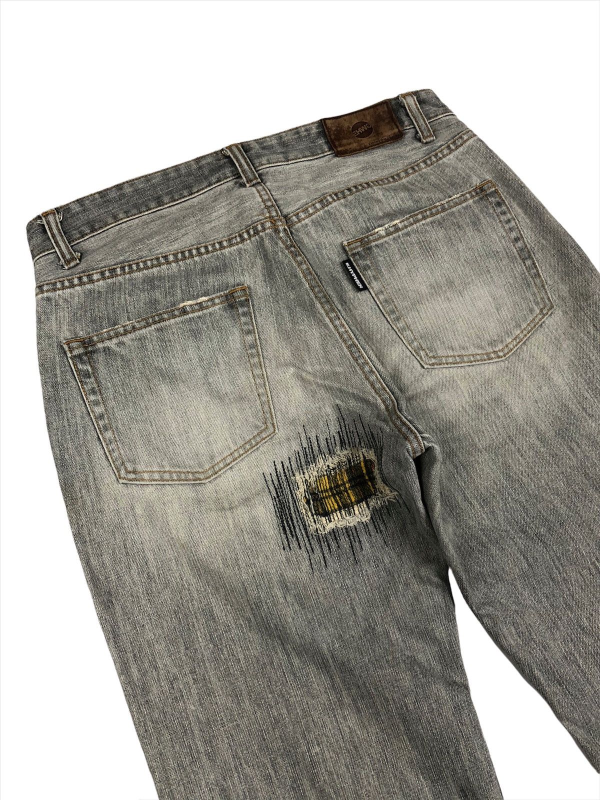 Japanese Brand E Hyphen World Gallery 🇯🇵 Distressed Denim Size US 31 - 5 Thumbnail