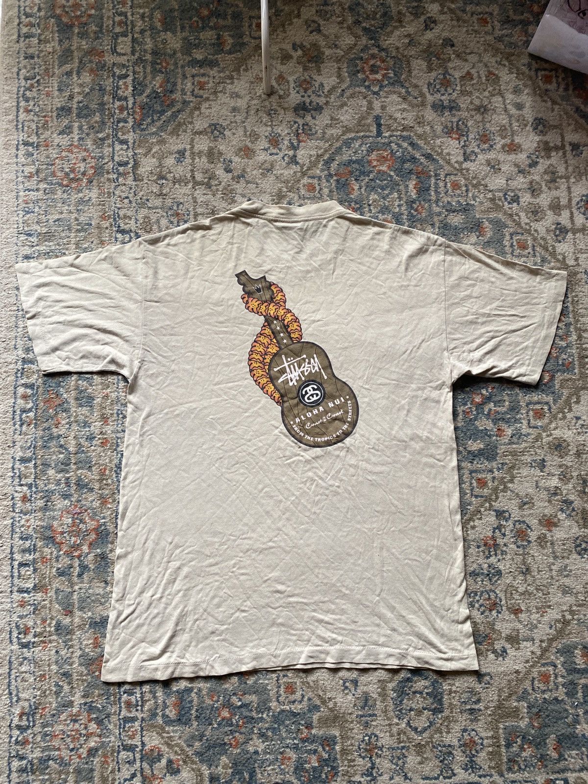 Stussy × Vintage VINTAGE STUSSY ALOHA NUI HAWAII T-SHIRT MADE IN 