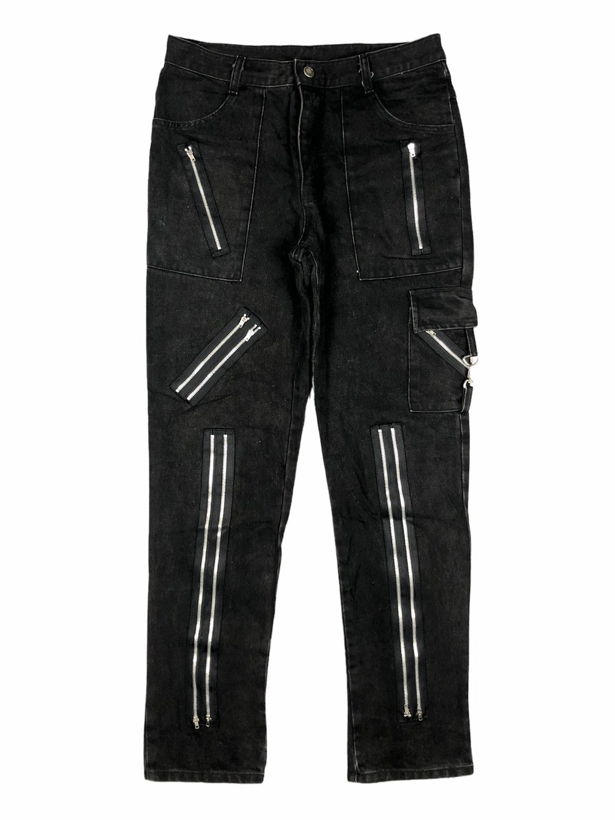 Seditionaries Auraji Jeans 🇯🇵 Bondage Punker Denim Size US 31 - 1 Thumbnail