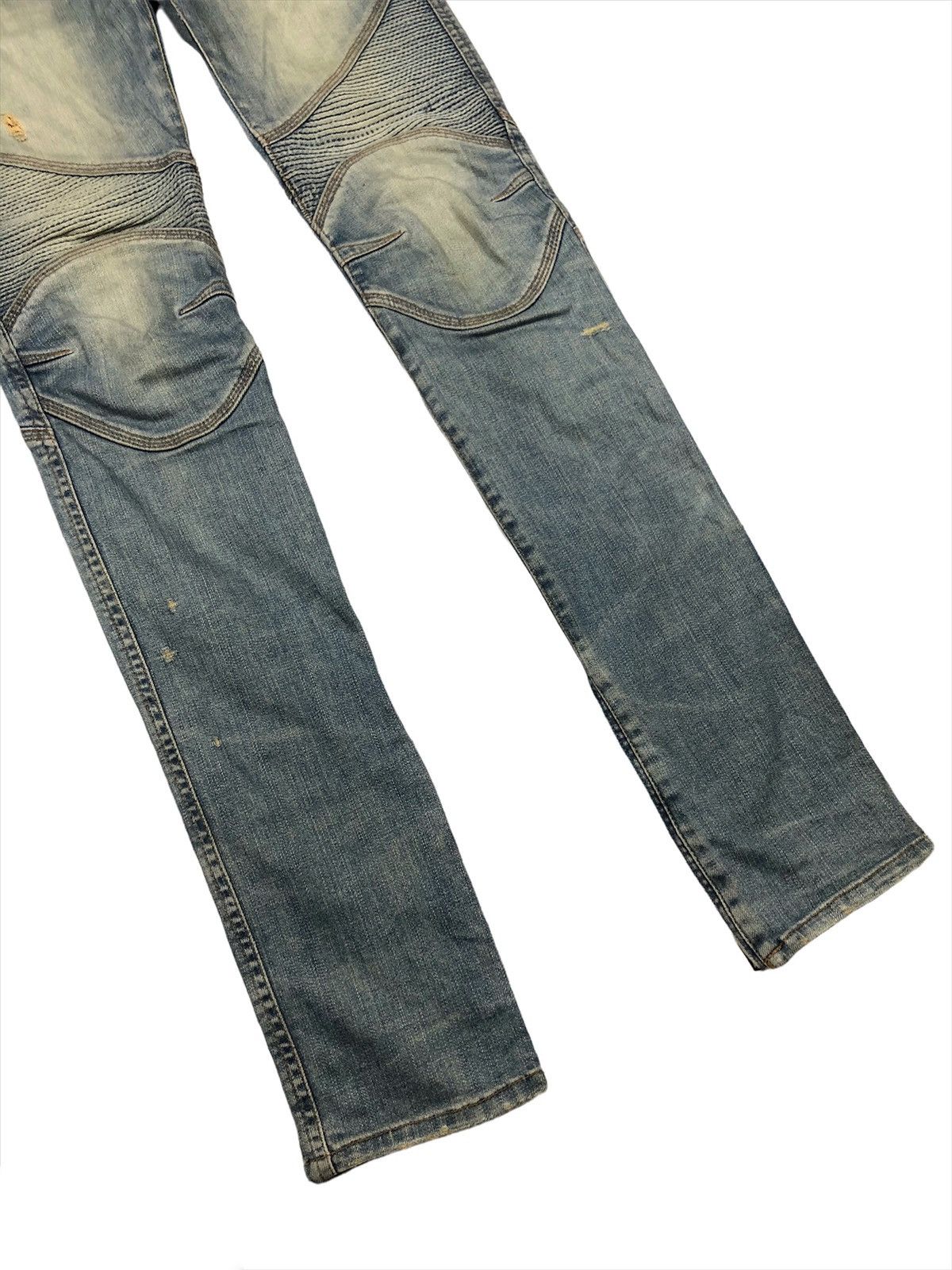 GOA G.O.A 🇯🇵 Slim Straight Biker Denim Pants Size US 30 / EU 46 - 3 Thumbnail