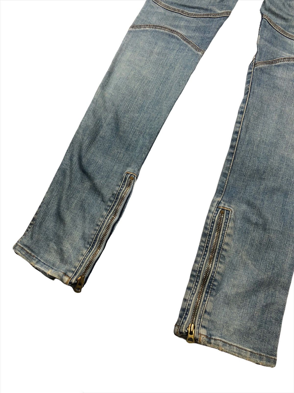 GOA G.O.A 🇯🇵 Slim Straight Biker Denim Pants Size US 30 / EU 46 - 6 Thumbnail