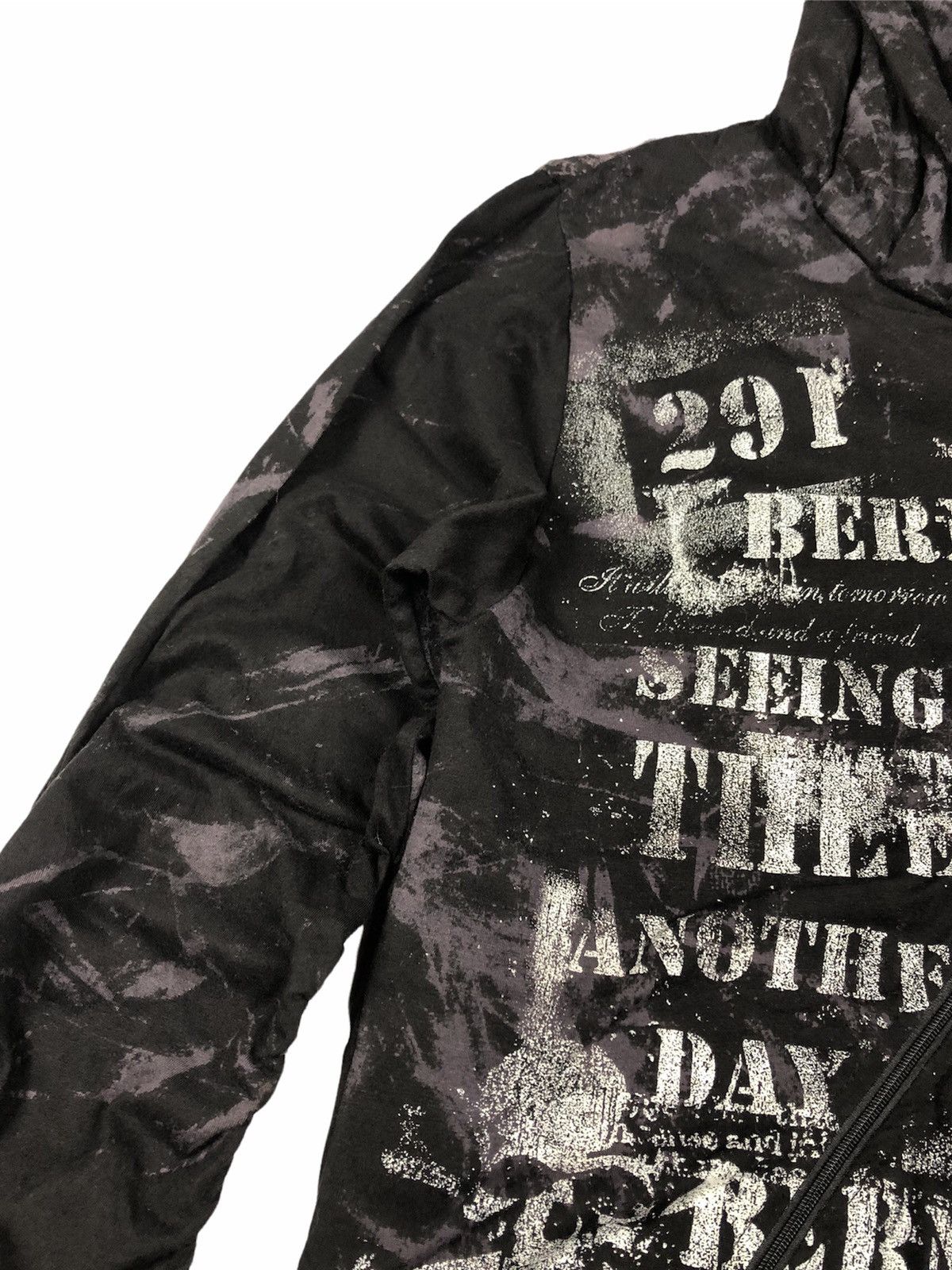 BERNINGS SHO Bernings Sho 🇯🇵 Chaotic Punk Pullover Zipper Hoodie Size US S / EU 44-46 / 1 - 7 Thumbnail