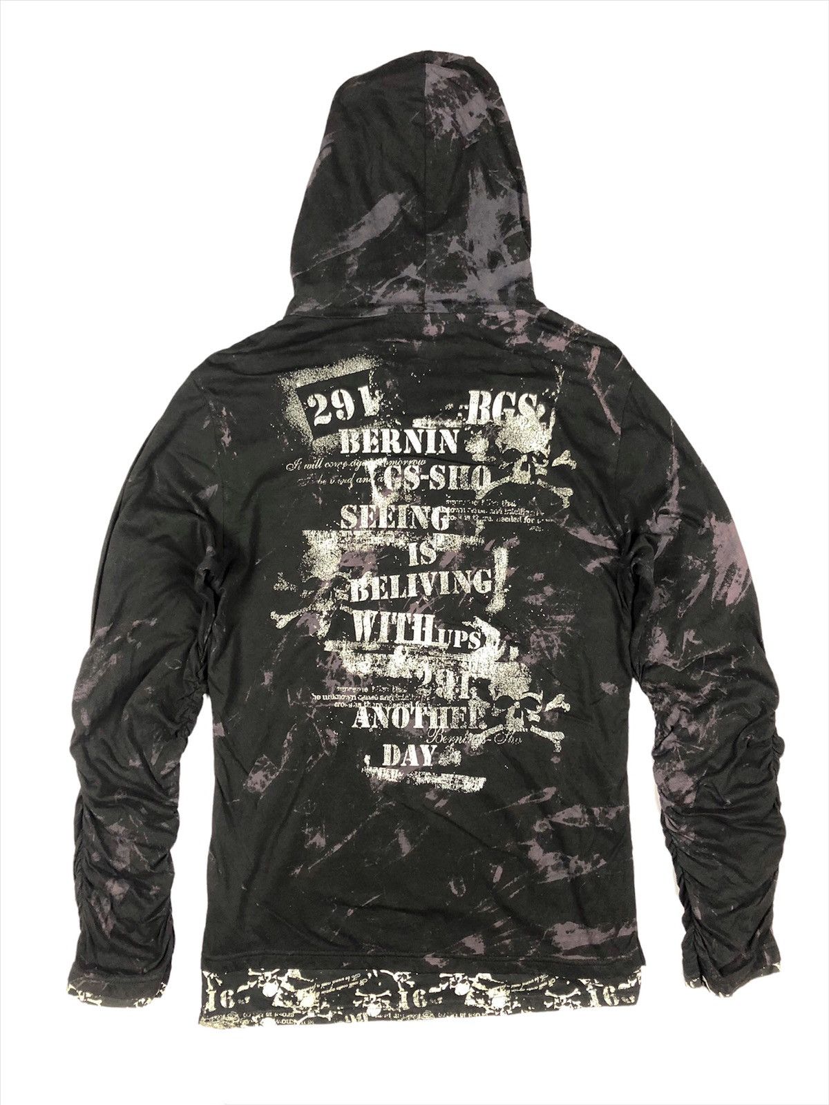 BERNINGS SHO Bernings Sho 🇯🇵 Chaotic Punk Pullover Zipper Hoodie Size US S / EU 44-46 / 1 - 3 Thumbnail