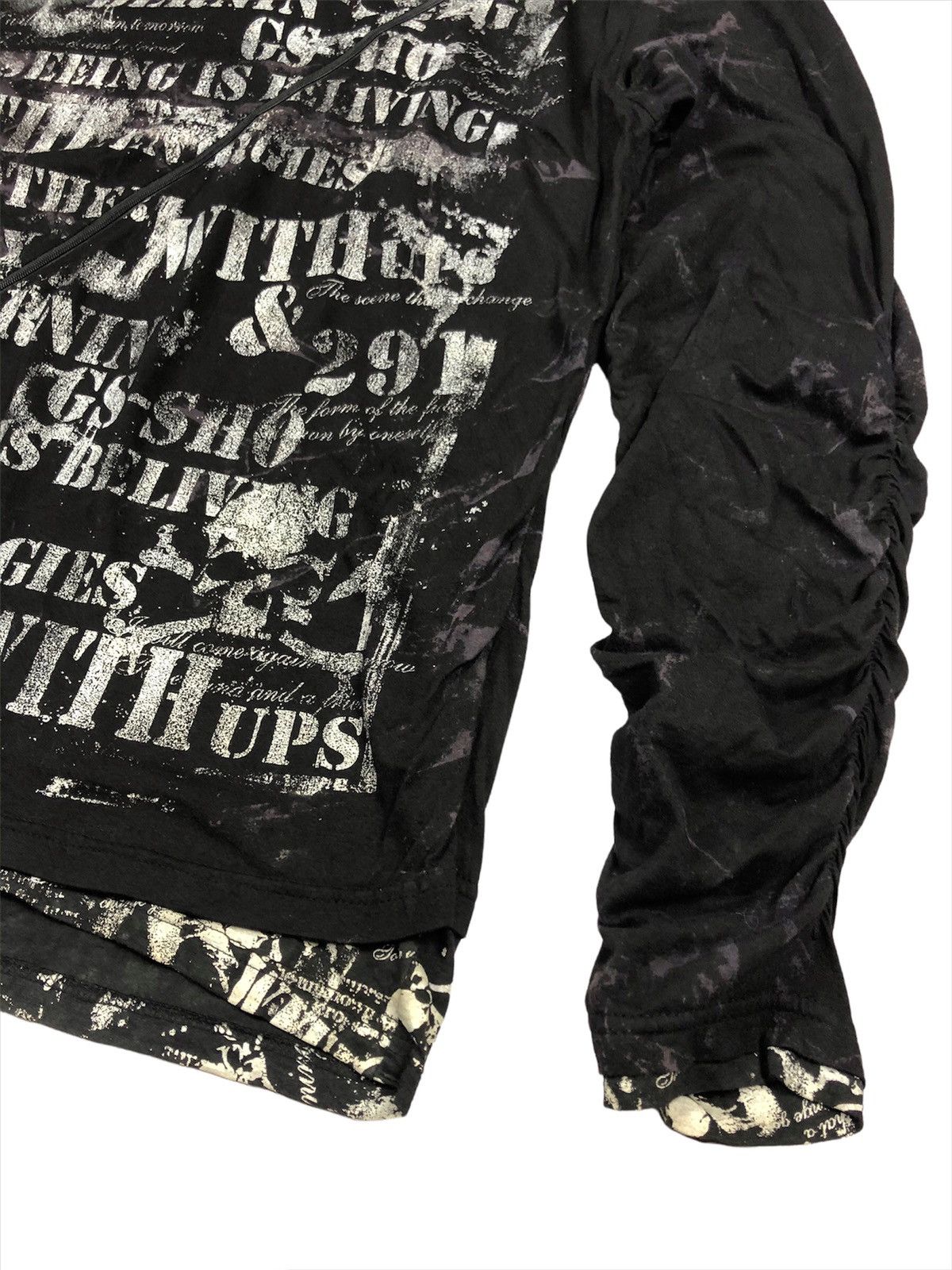 BERNINGS SHO Bernings Sho 🇯🇵 Chaotic Punk Pullover Zipper Hoodie Size US S / EU 44-46 / 1 - 6 Thumbnail