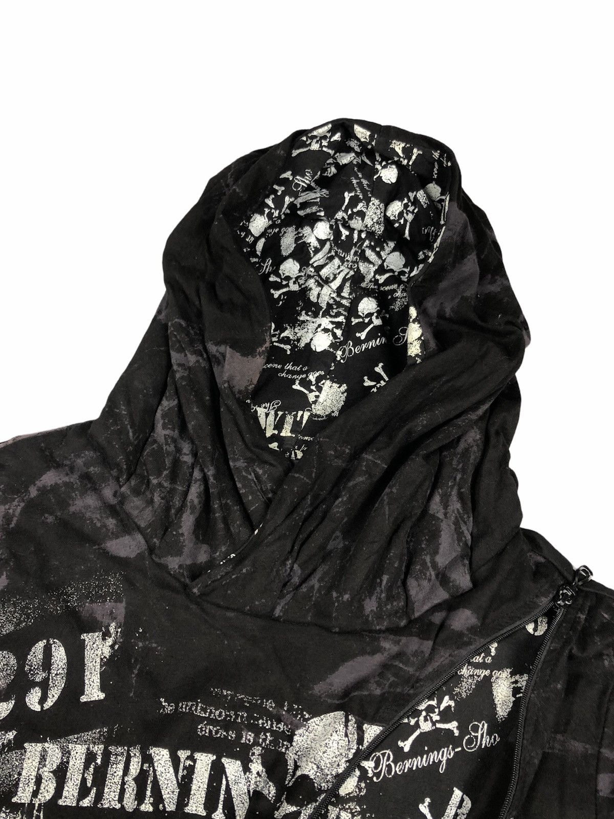 BERNINGS SHO Bernings Sho 🇯🇵 Chaotic Punk Pullover Zipper Hoodie Size US S / EU 44-46 / 1 - 5 Thumbnail
