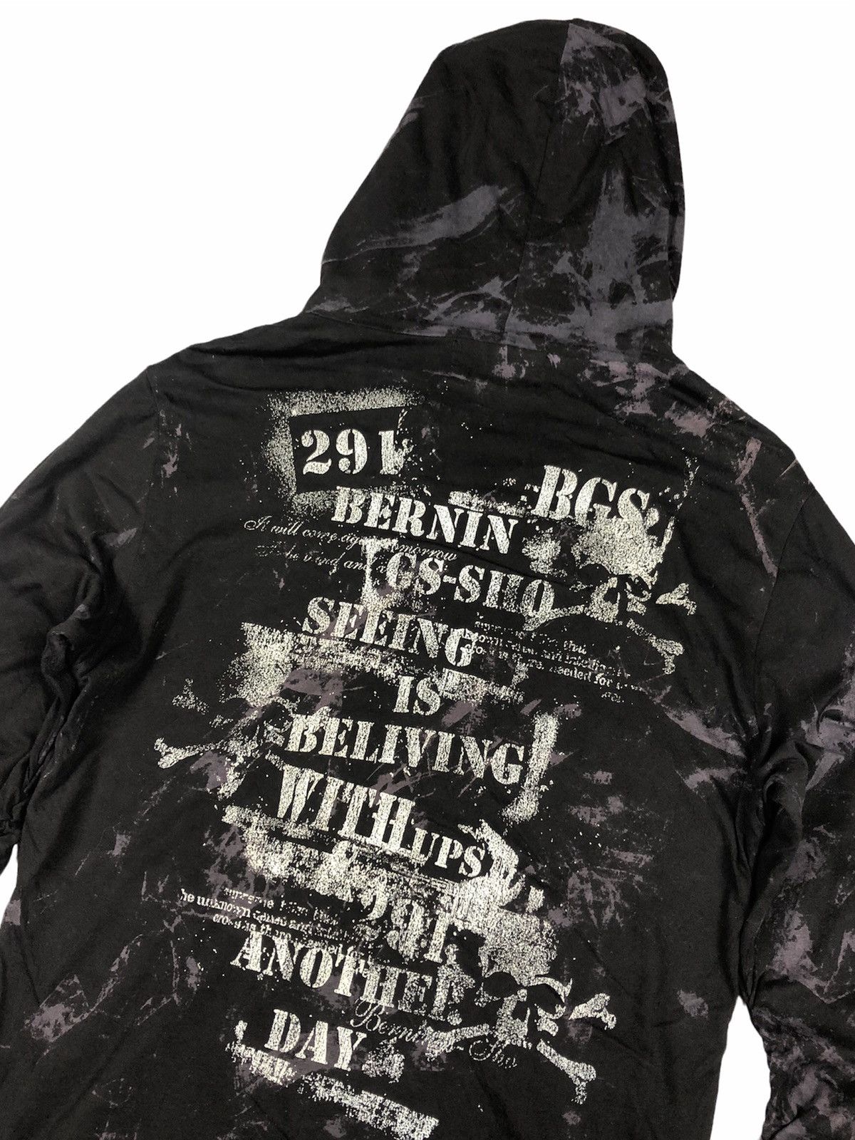 BERNINGS SHO Bernings Sho 🇯🇵 Chaotic Punk Pullover Zipper Hoodie Size US S / EU 44-46 / 1 - 8 Thumbnail