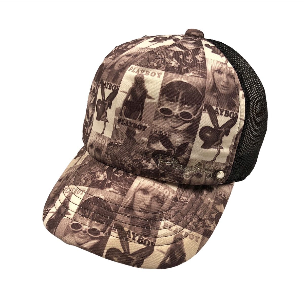 Playboy Vintage Playboy Fullprint Trucker Hat Size ONE SIZE - 1 Thumbnail