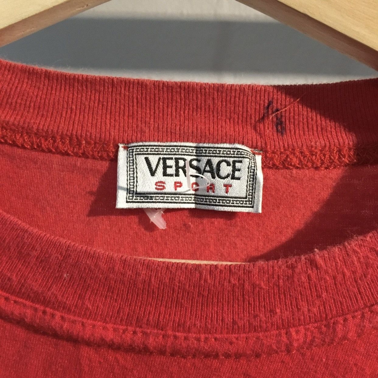 Versace × Vintage VINTAGE‼️Versace Sport Spellout Made In Italy T-Shirt Size US M / EU 48-50 / 2 - 4 Thumbnail