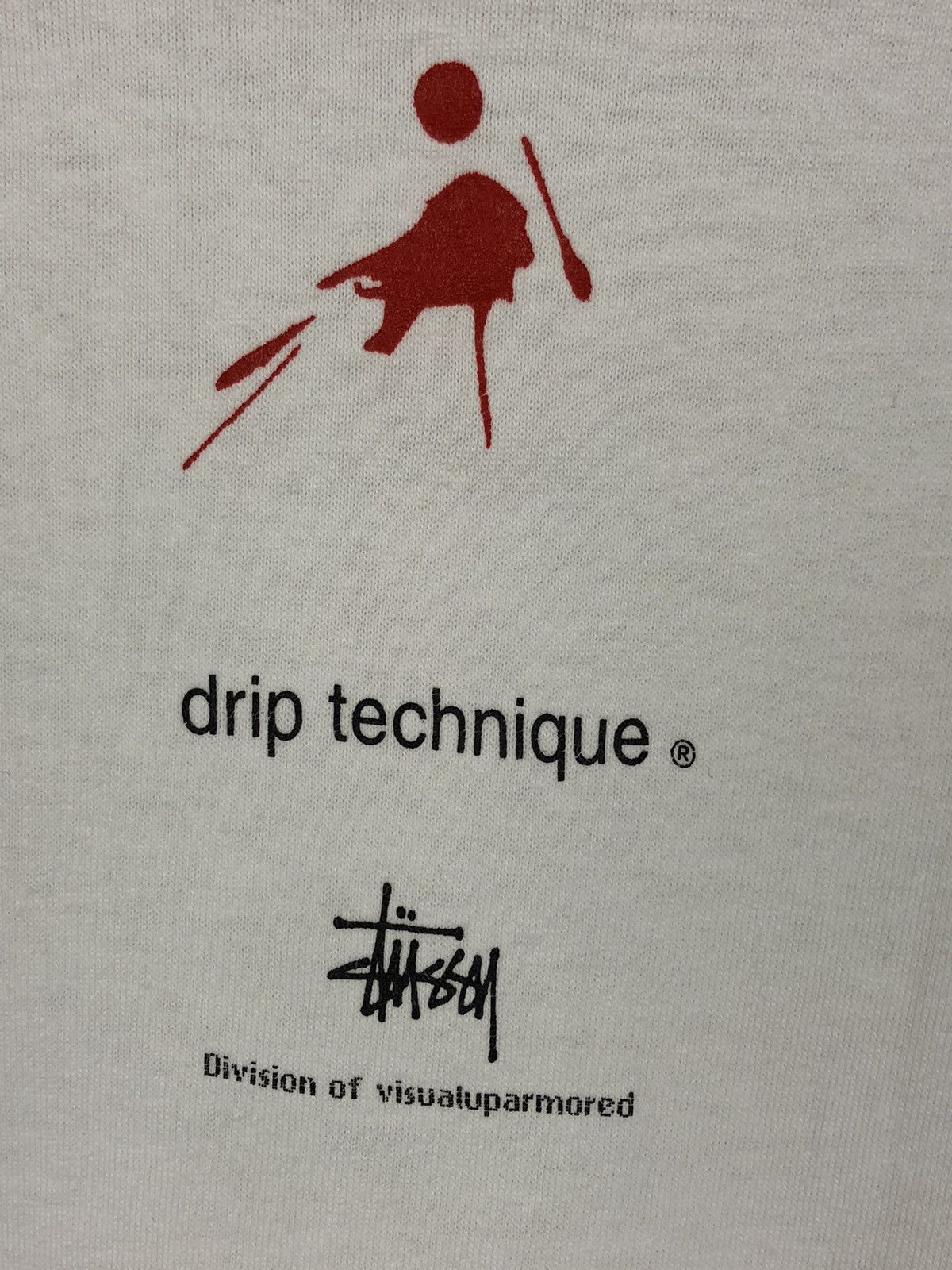 Stussy RARE 🔥Vintage Stussy x WTAPS Drip Technique Size US L / EU 52-54 / 3 - 10 Thumbnail