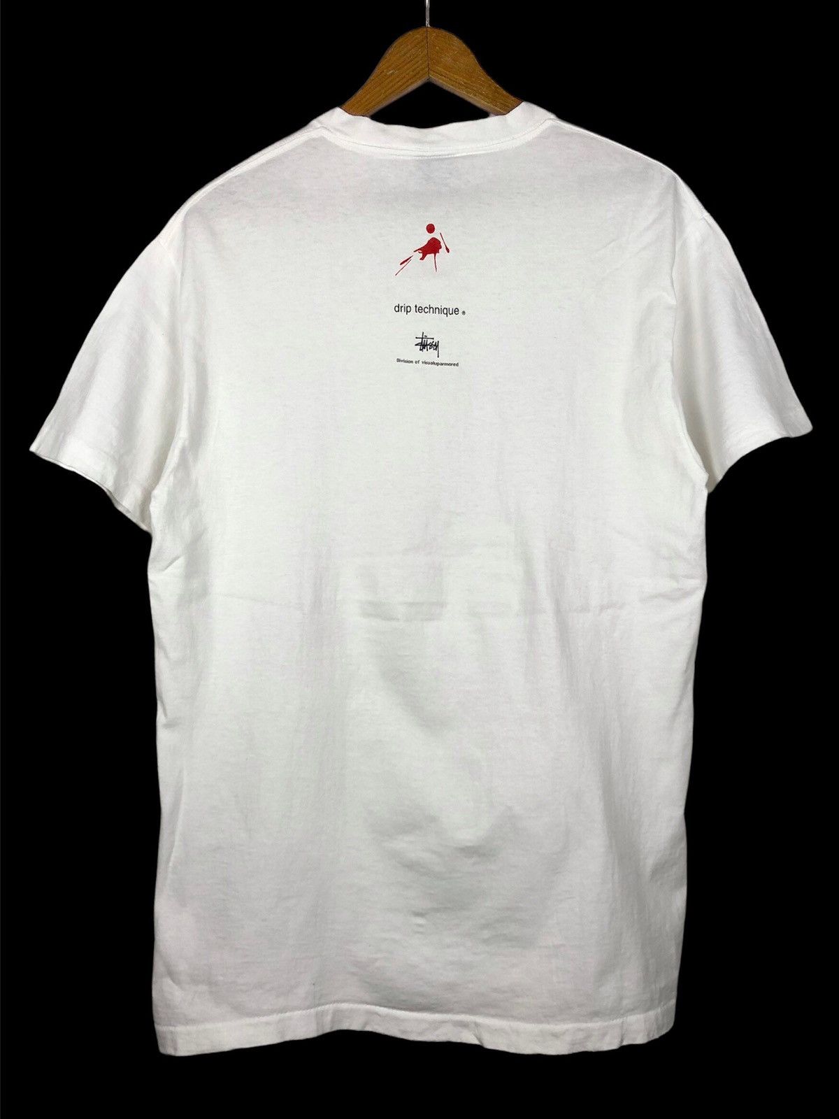 Stussy RARE 🔥Vintage Stussy x WTAPS Drip Technique Size US L / EU 52-54 / 3 - 2 Thumbnail