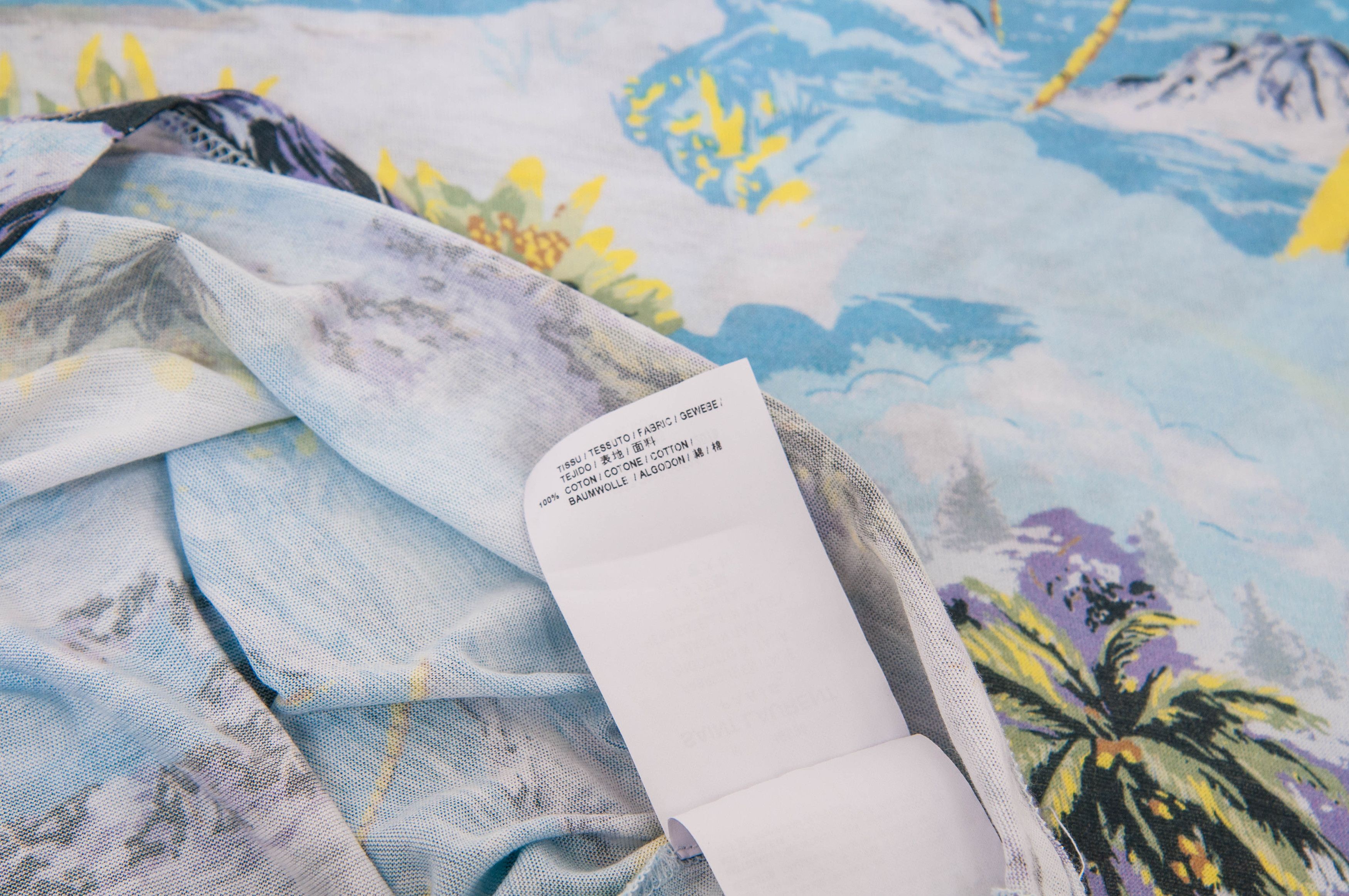 Saint Laurent Paris Hawaiian Print Sleeveless Crewneck T-shirt Size US M / EU 48-50 / 2 - 5 Thumbnail