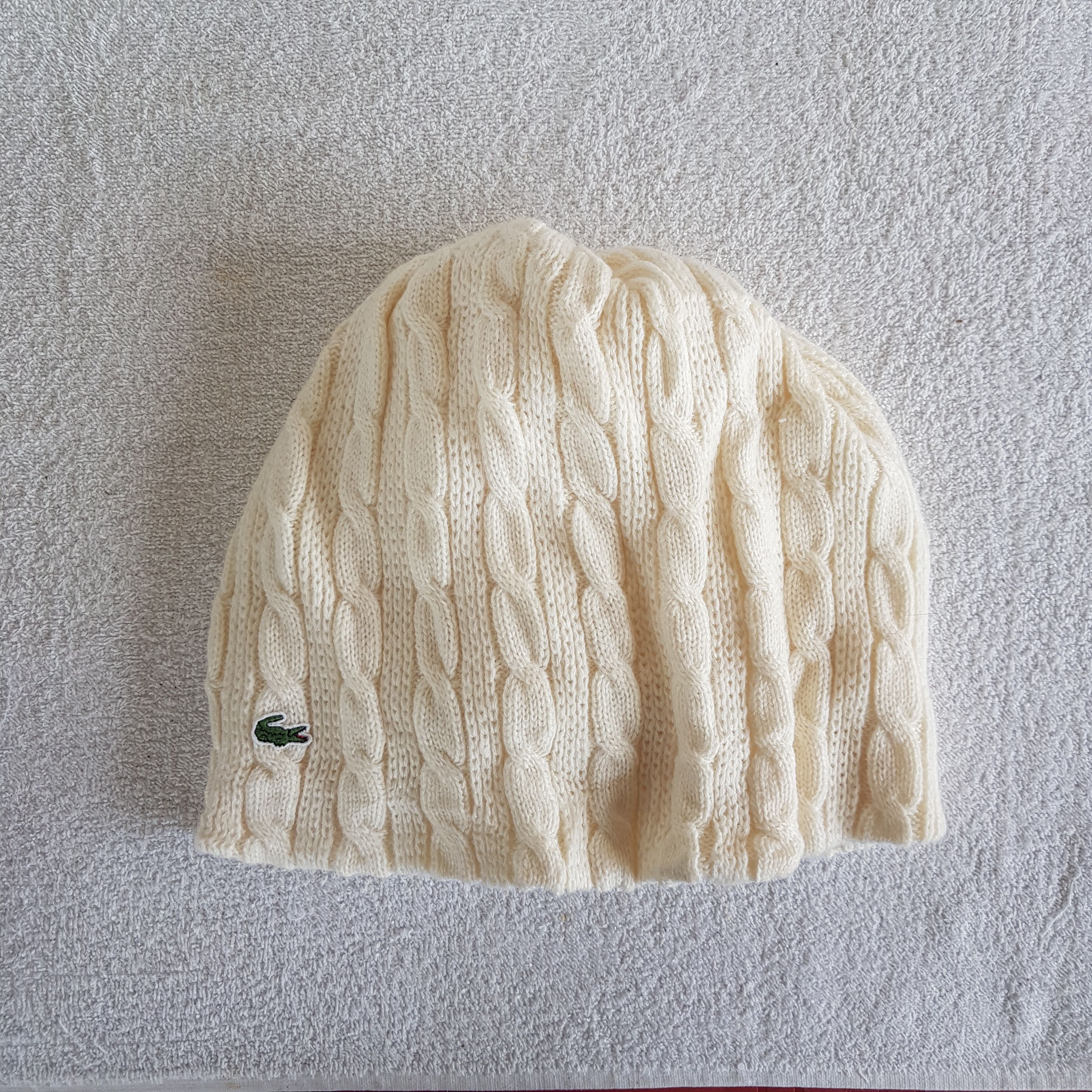Lacoste × Vintage Vintage Lacoste Beanie Snow Cap Lacoste Hats - AC10678. Size ONE SIZE - 5 Thumbnail