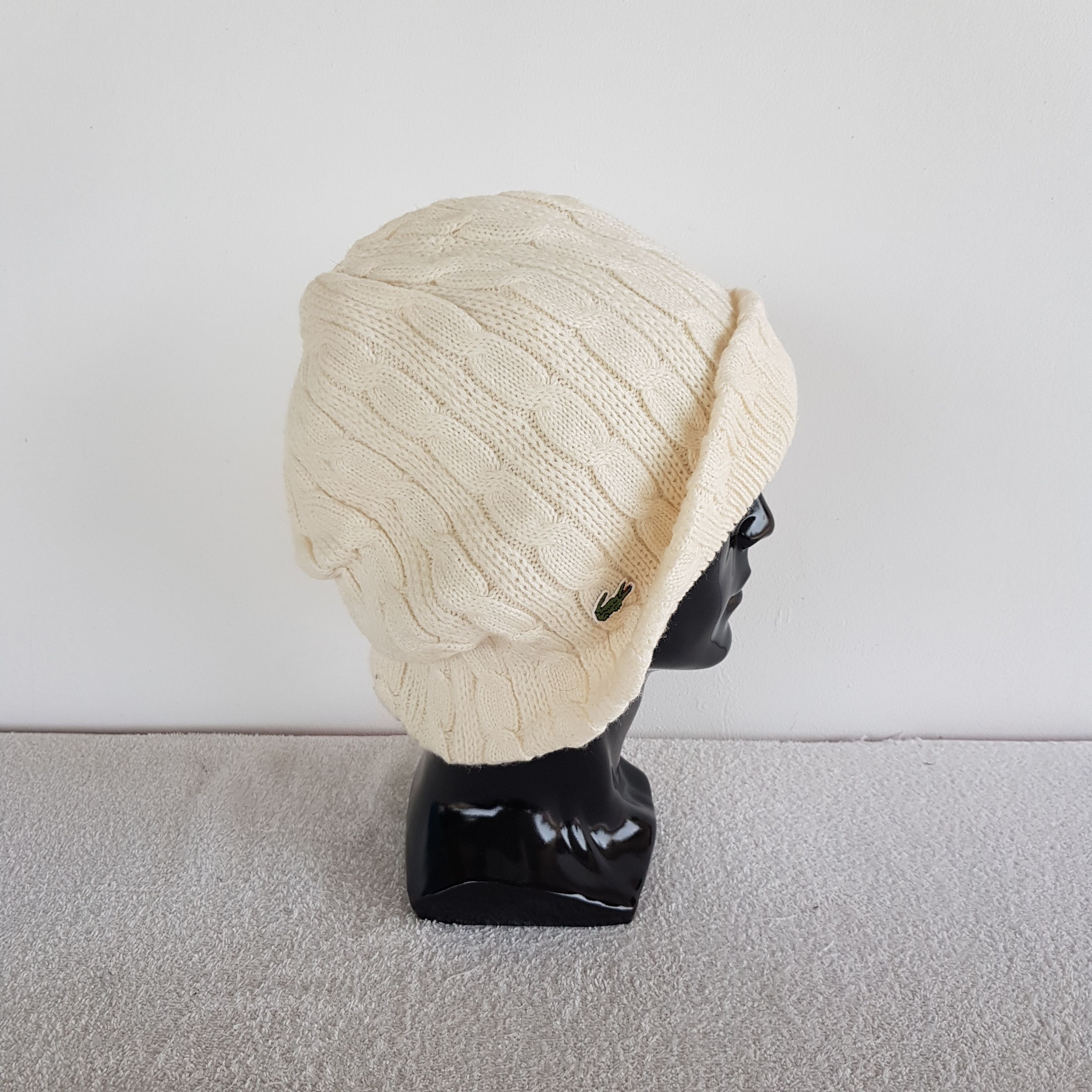 Lacoste × Vintage Vintage Lacoste Beanie Snow Cap Lacoste Hats - AC10678. Size ONE SIZE - 1 Thumbnail