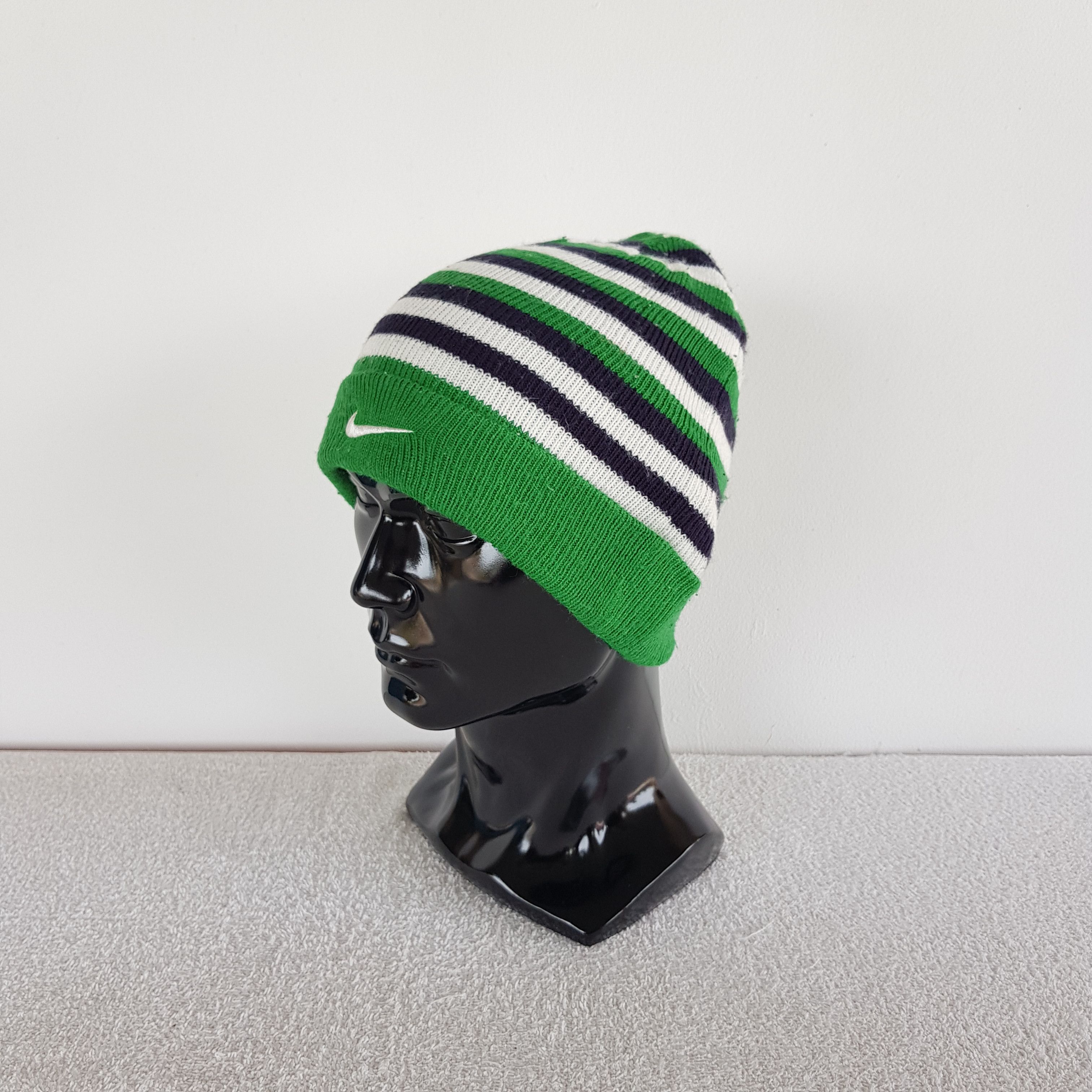Vintage Vintage Nike Beanie Stripe Snow Cap Nike ACG Hats Size ONE SIZE - 2 Thumbnail