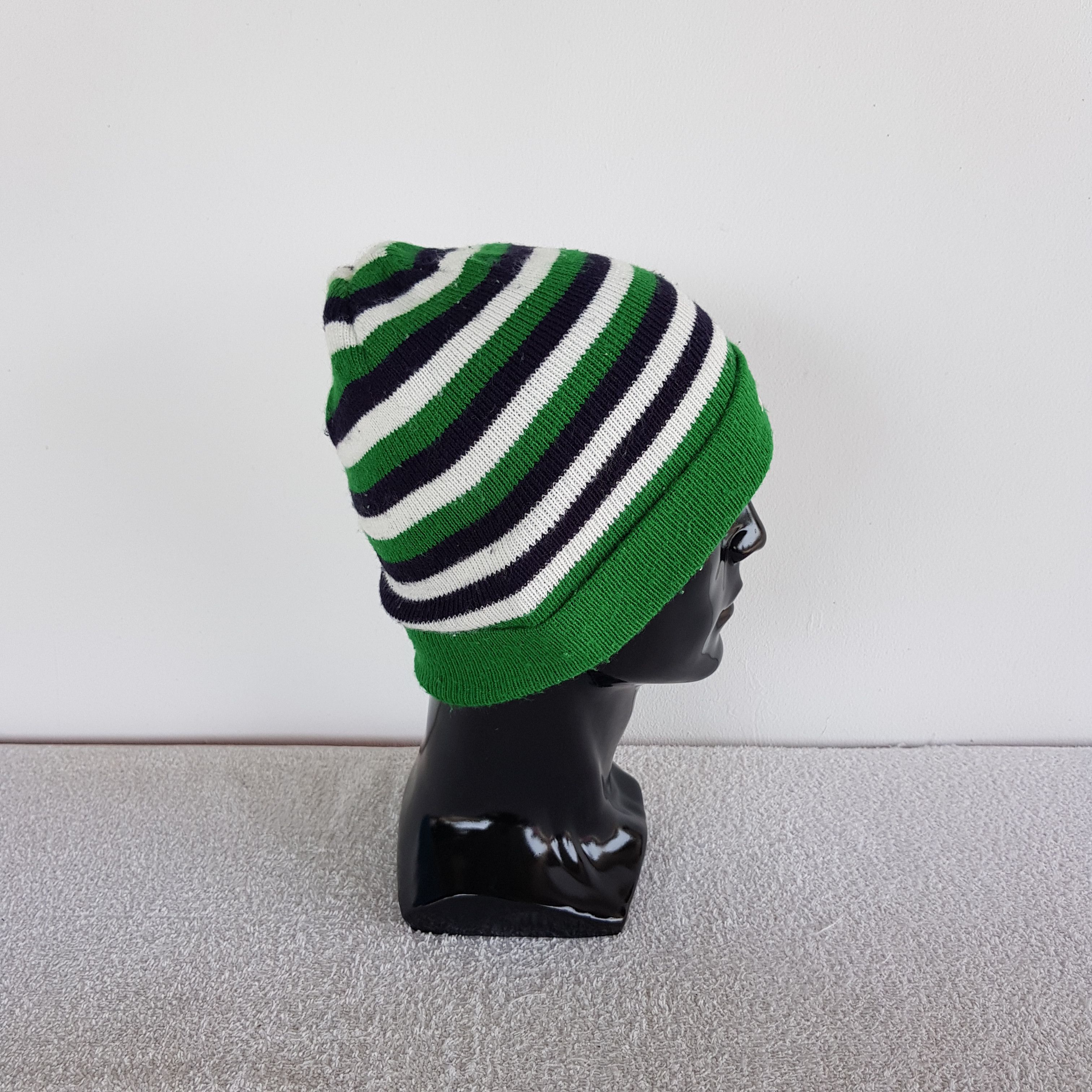 Vintage Vintage Nike Beanie Stripe Snow Cap Nike ACG Hats Size ONE SIZE - 3 Thumbnail