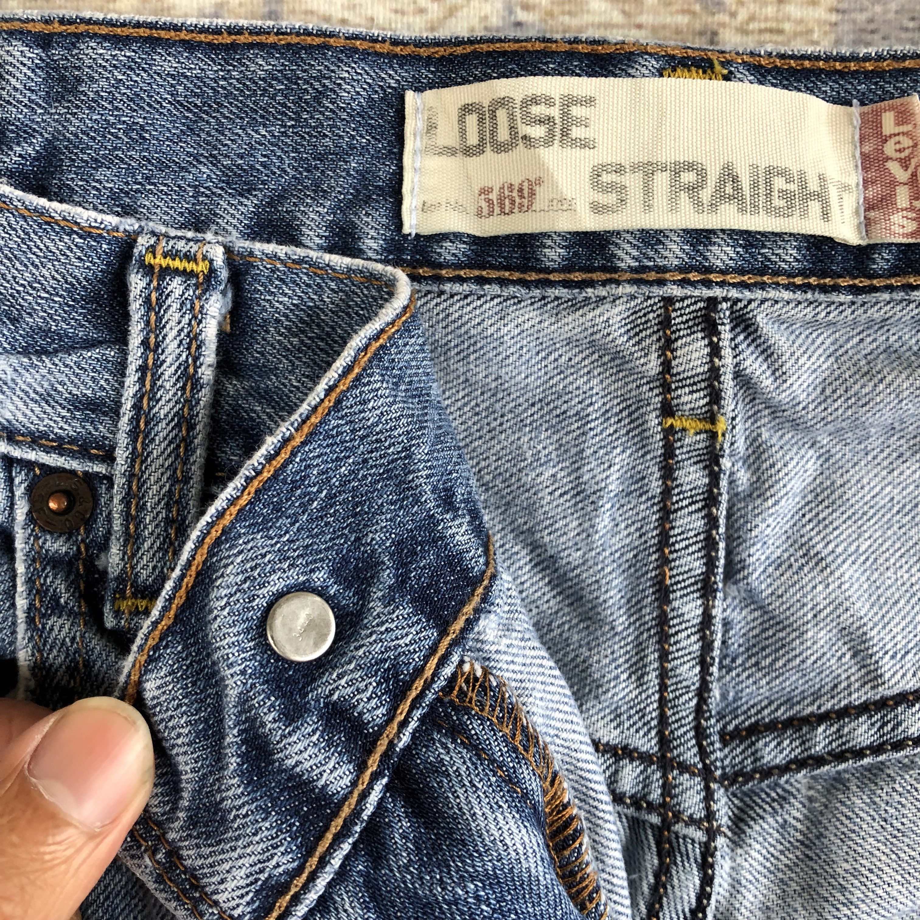 Levi's Vintage Levis 569 Distressed Faded Jeans Levi's Ripped Denim Size US 32 / EU 48 - 9 Thumbnail