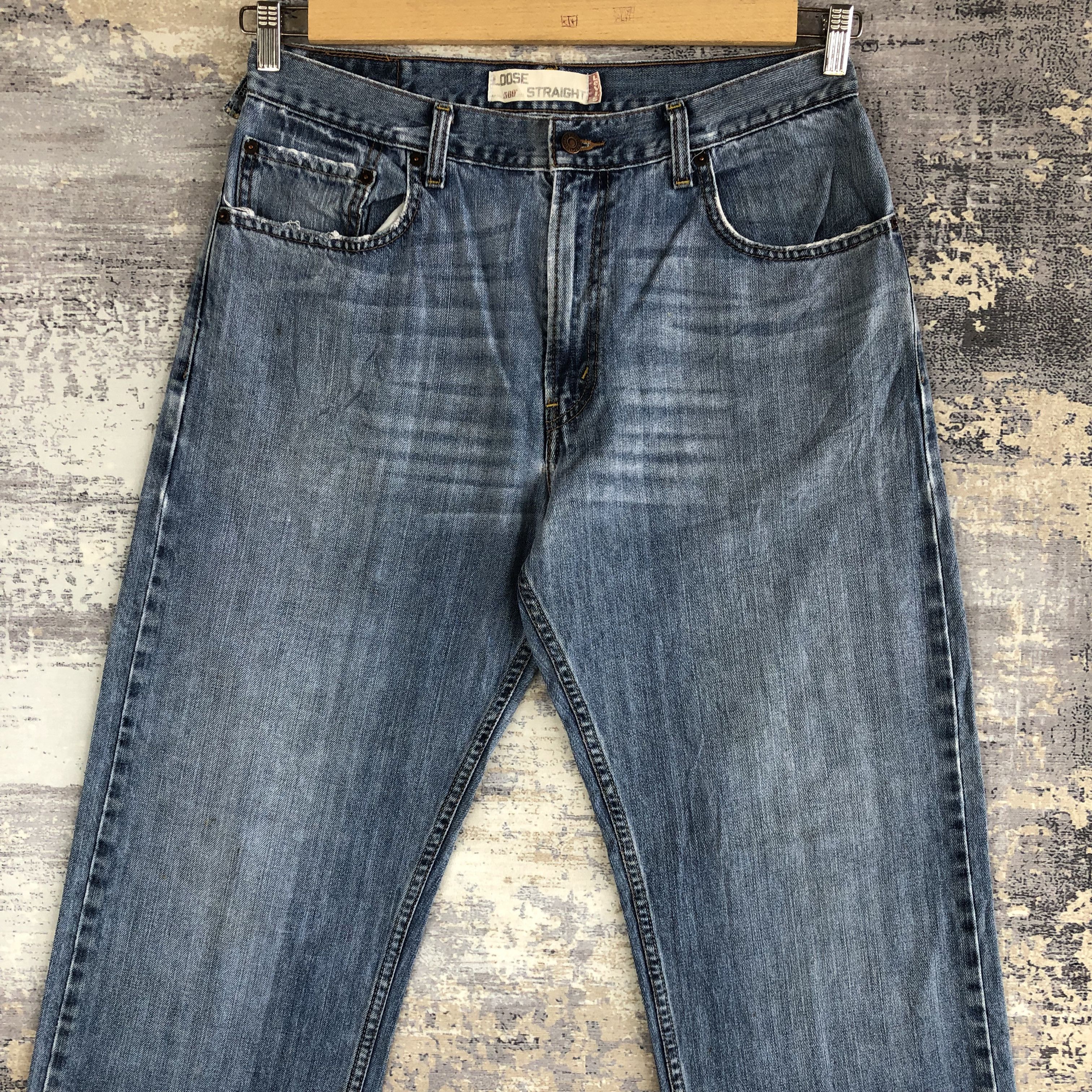 Levi's Vintage Levis 569 Distressed Faded Jeans Levi's Ripped Denim Size US 32 / EU 48 - 5 Thumbnail